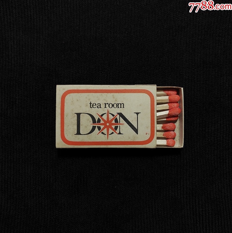 日本昭和时期火柴盒复古火柴盒老火花吃茶