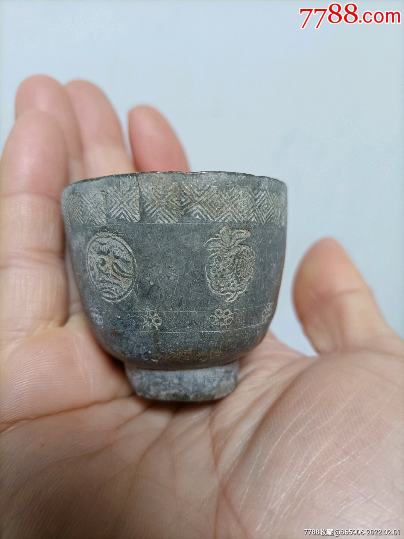 漳州广和点铜锡酒杯_锡壶/锡器_收藏价格_交易出手_7788人民币收藏