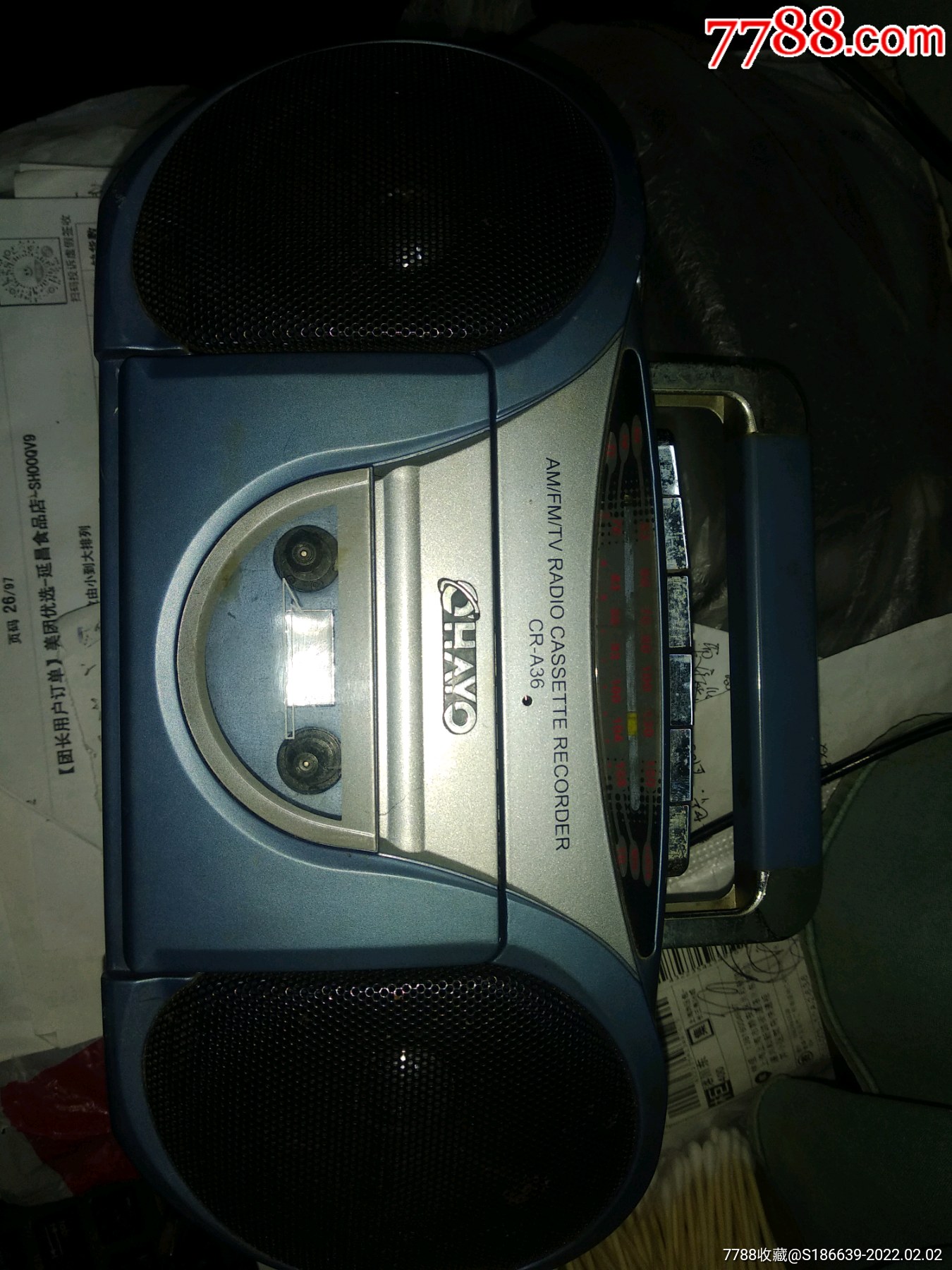 雷登牌cra36调频调幅电视收录机收音正常磁带放录需打理