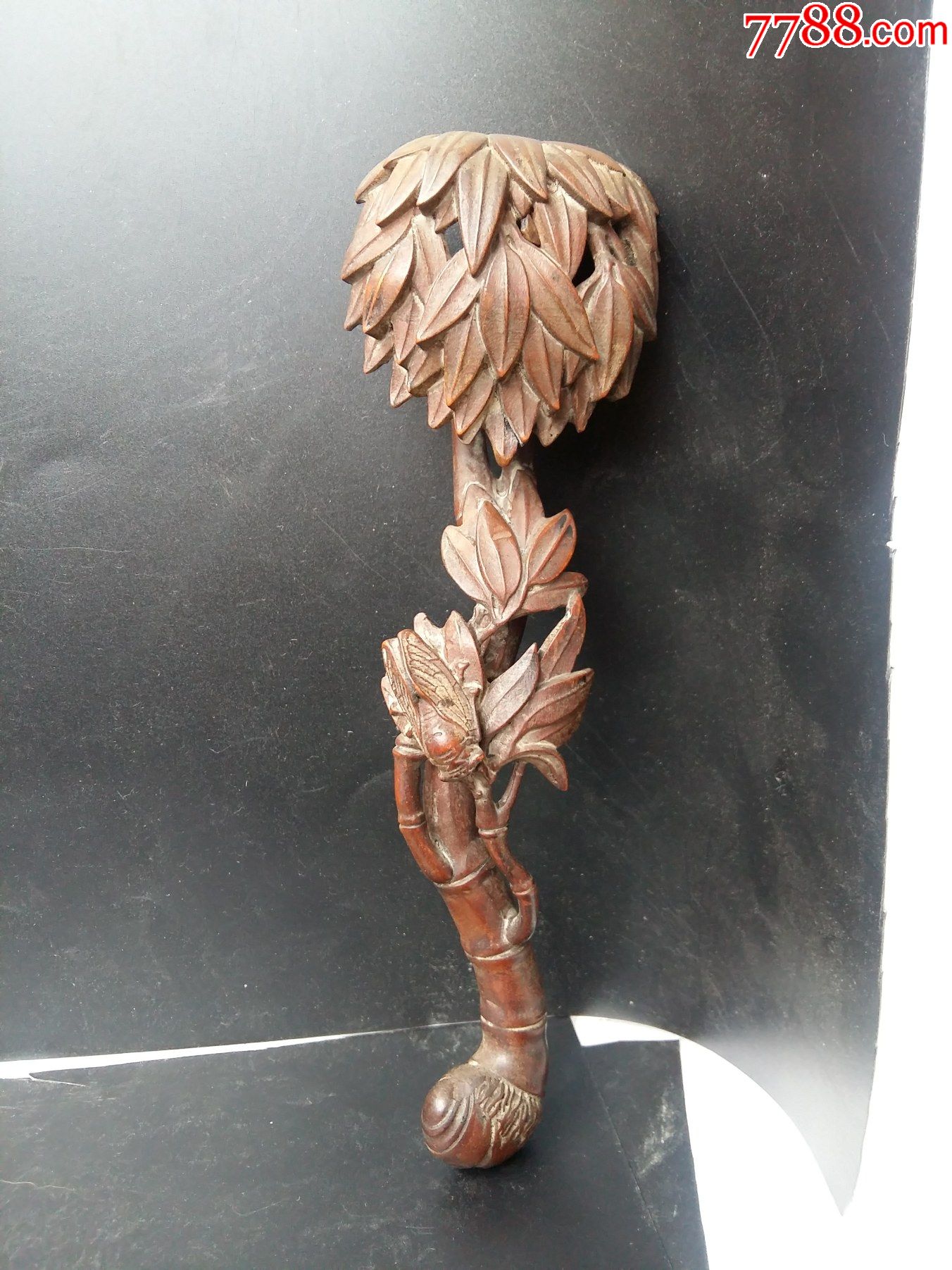 黄杨木如意摆件实价