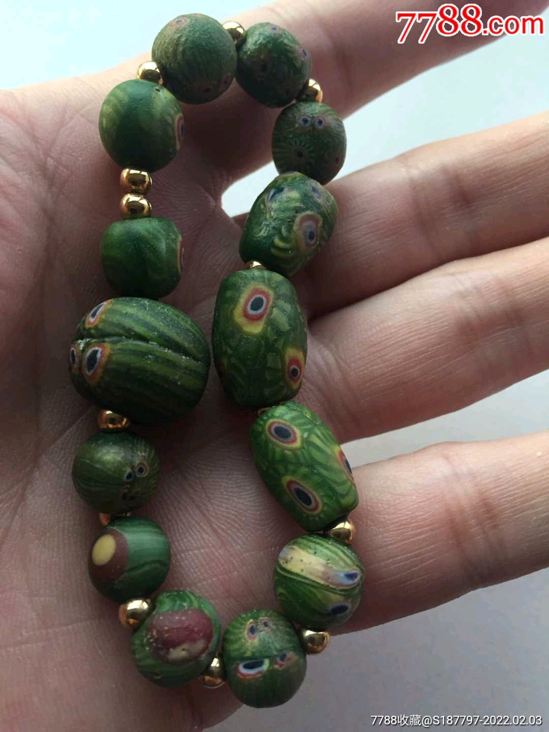 蜻蜓眼琉璃手串