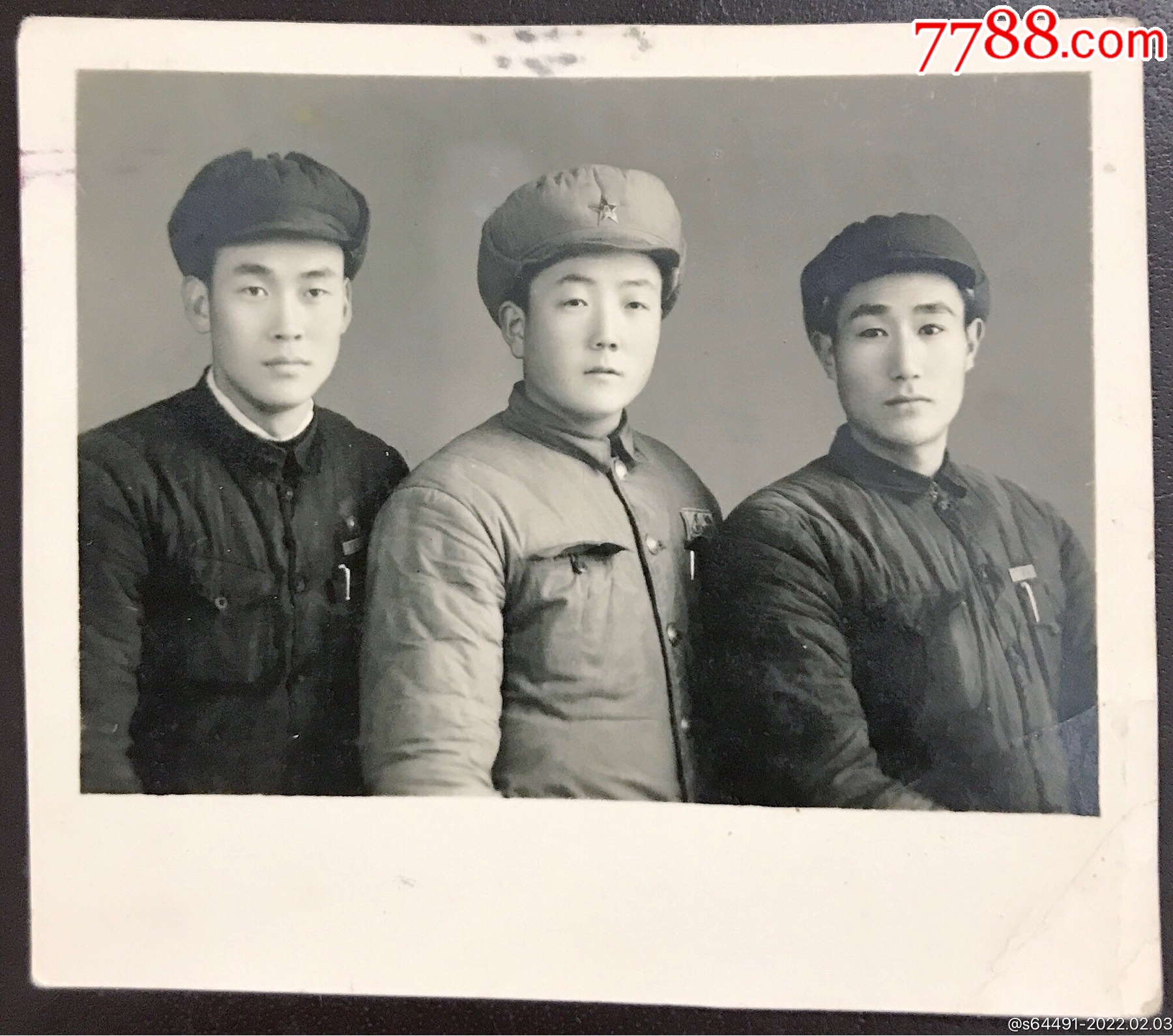 五十年代,军人合影_老照片_第1张_7788画册网