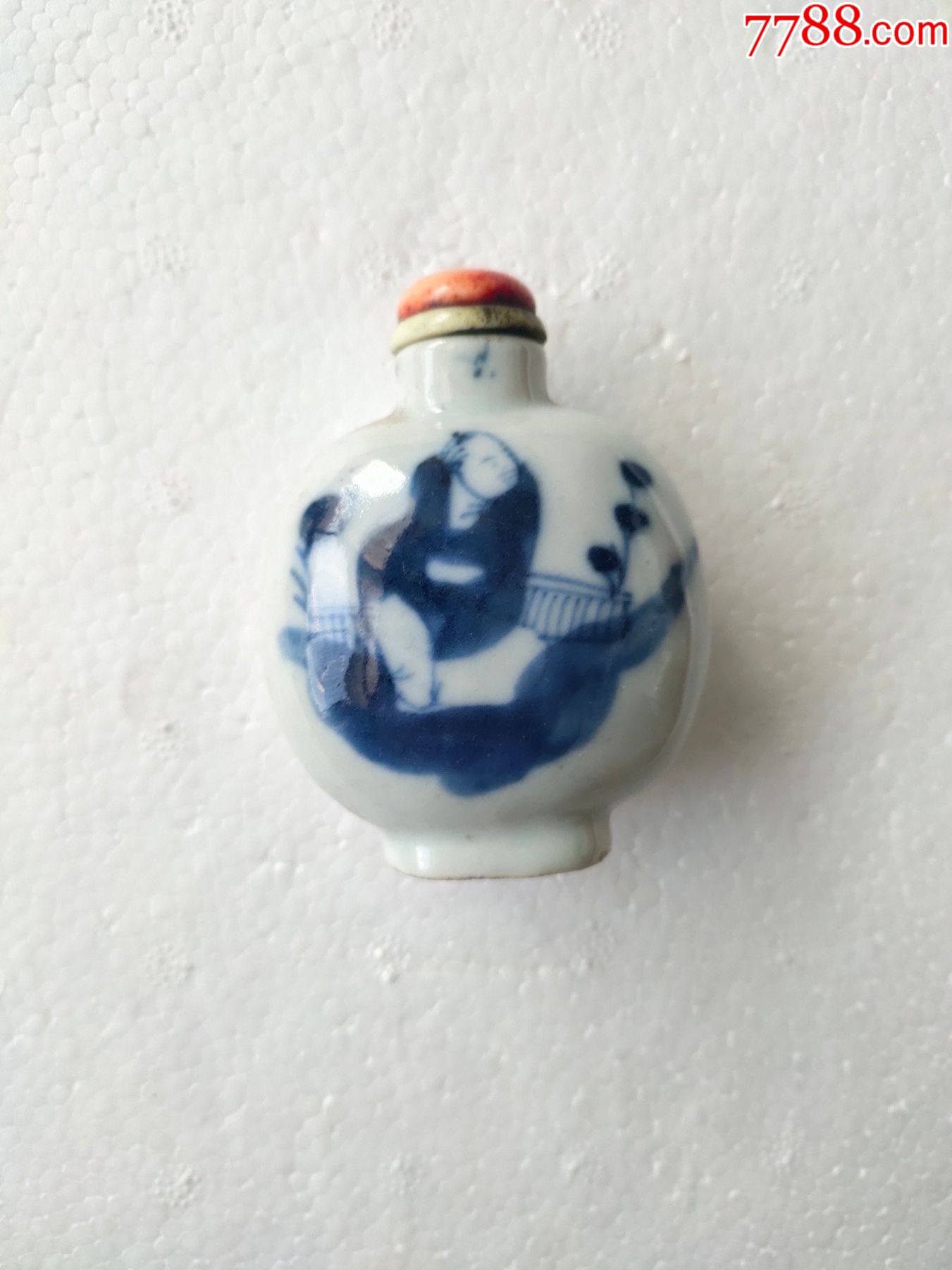 康熙青花鼻烟壶_价格3500元【兴盛阁】_第1张_7788收藏__收藏热线