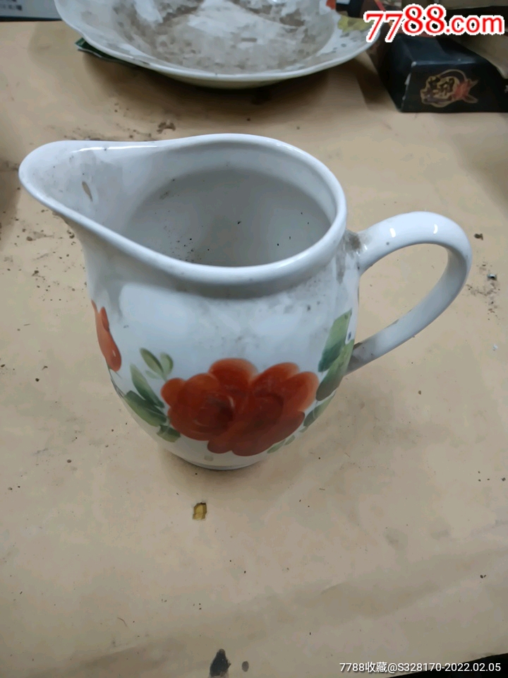 5品99老式囍字茶杯￥607品99老式手绘花卉瓷杯