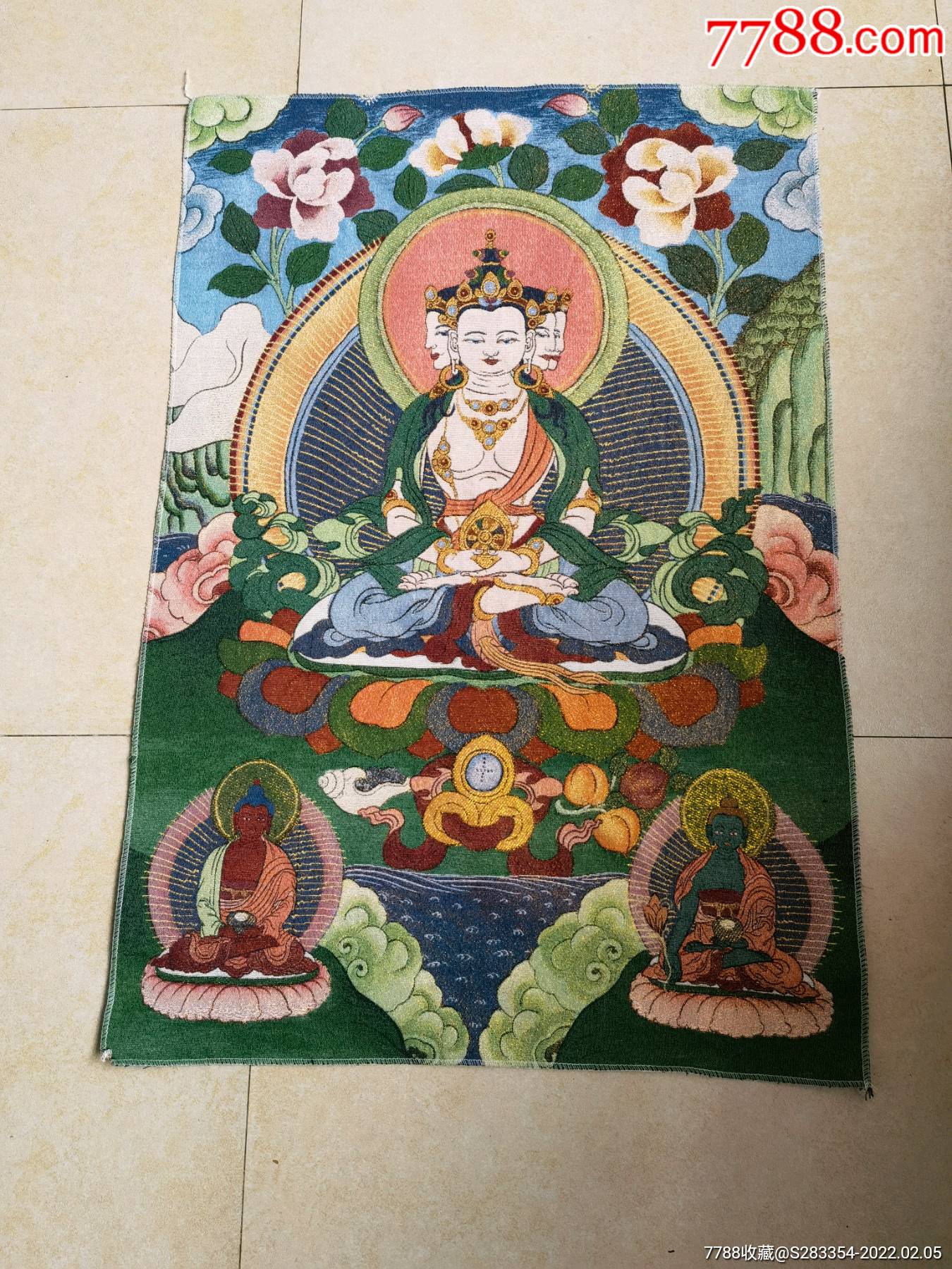 丝织唐卡19060厘米