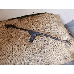 民国磨剪子戗菜刀工具牛角把传统老活技