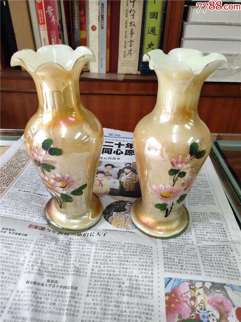 民国琉璃花瓶一对_价格325元_第1张_7788收藏__收藏热线