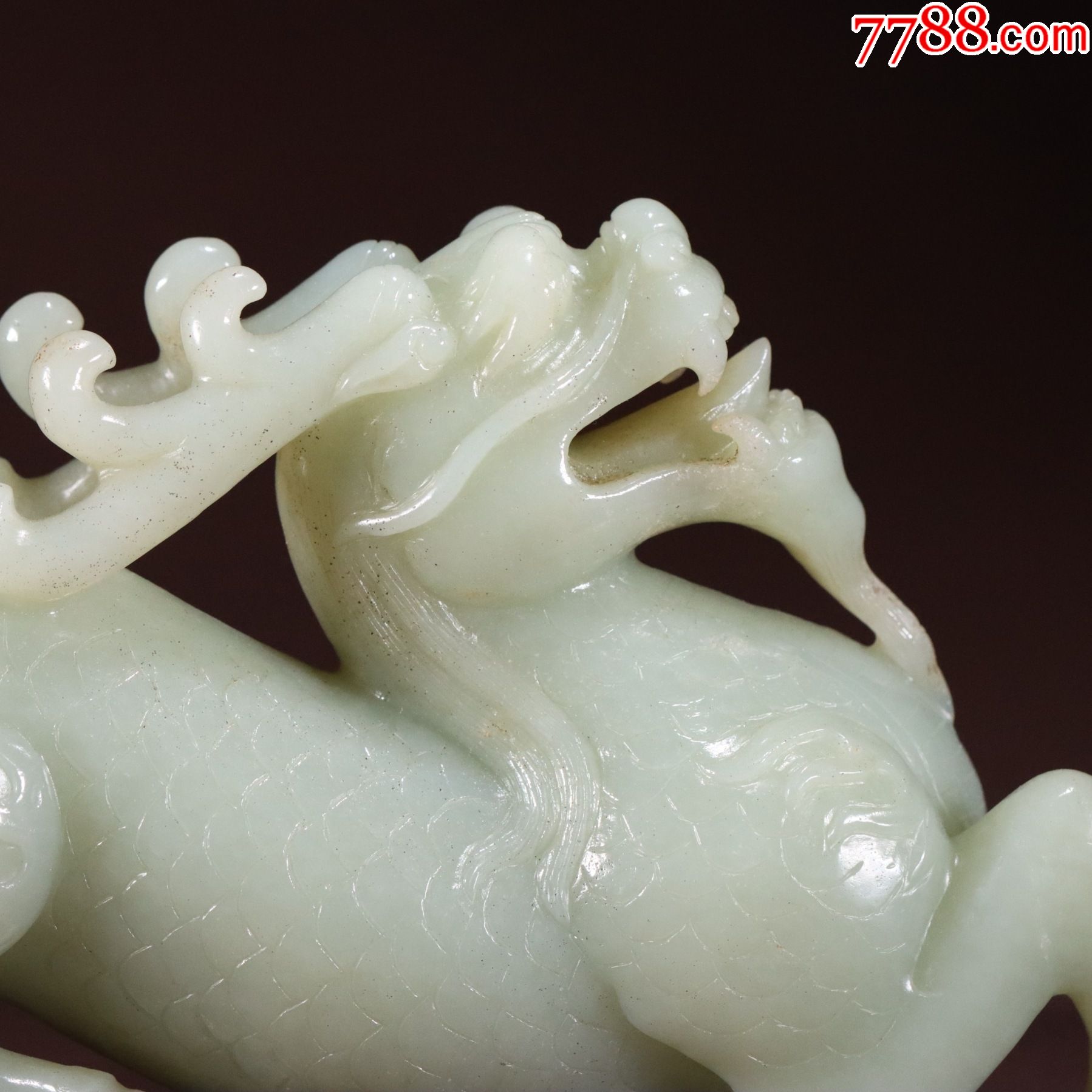 和田玉麒麟摆件a84s95f