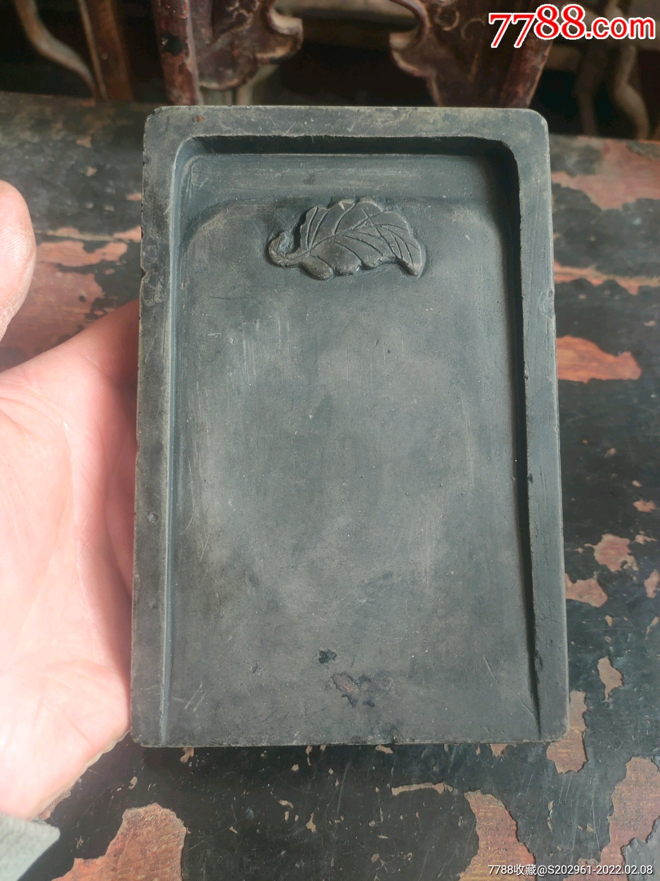 清代绿端石砚台-价格:688元-se85249399-端砚-零售-7788收藏__收藏