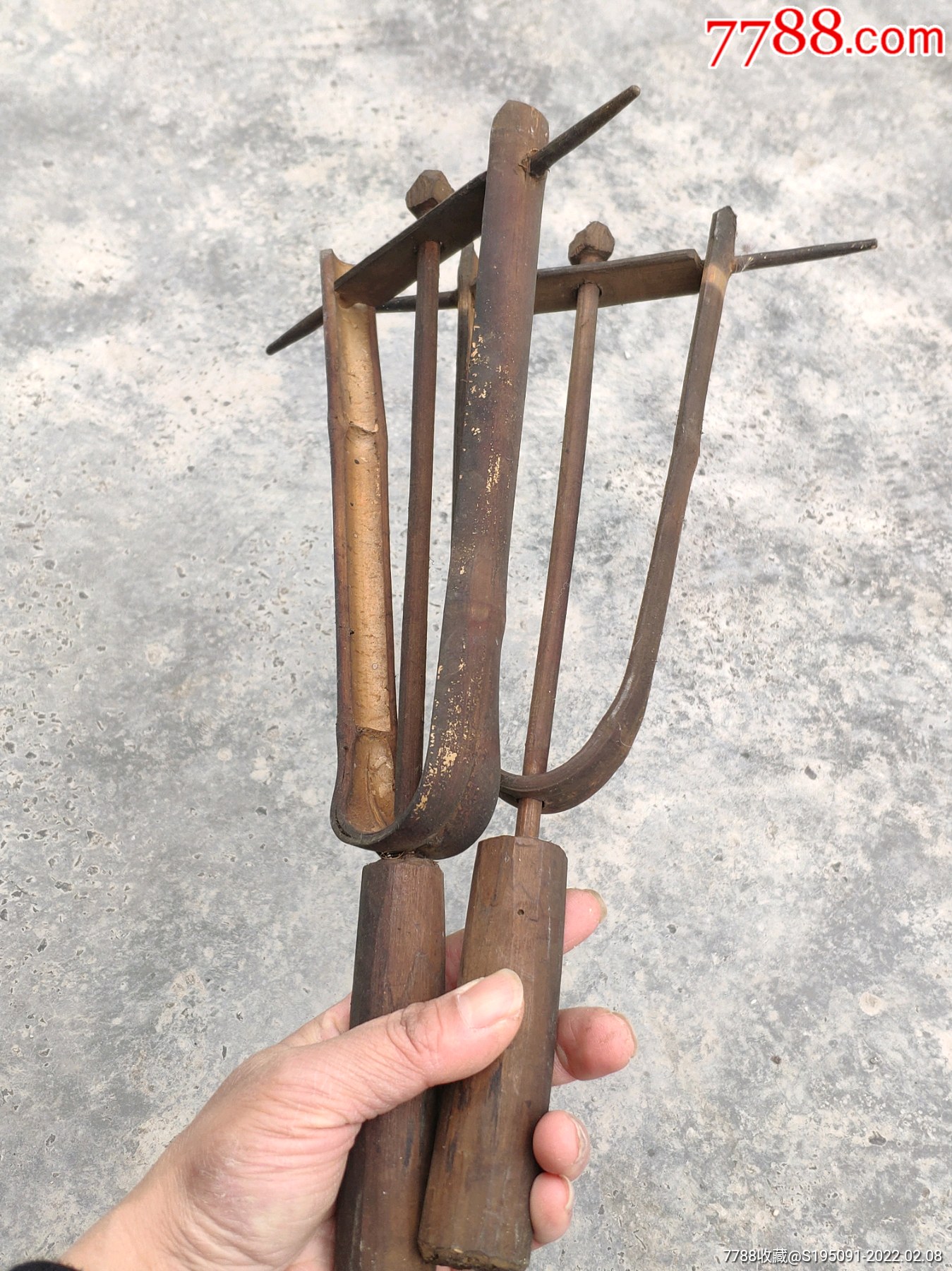 搓绳老工具收藏民俗老物件