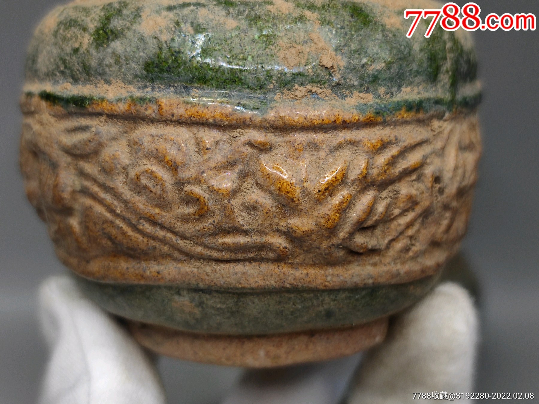 三彩山西琉璃釉黄绿釉谷仓罐山西琉璃茶叶罐工艺品直径88cm高95cm