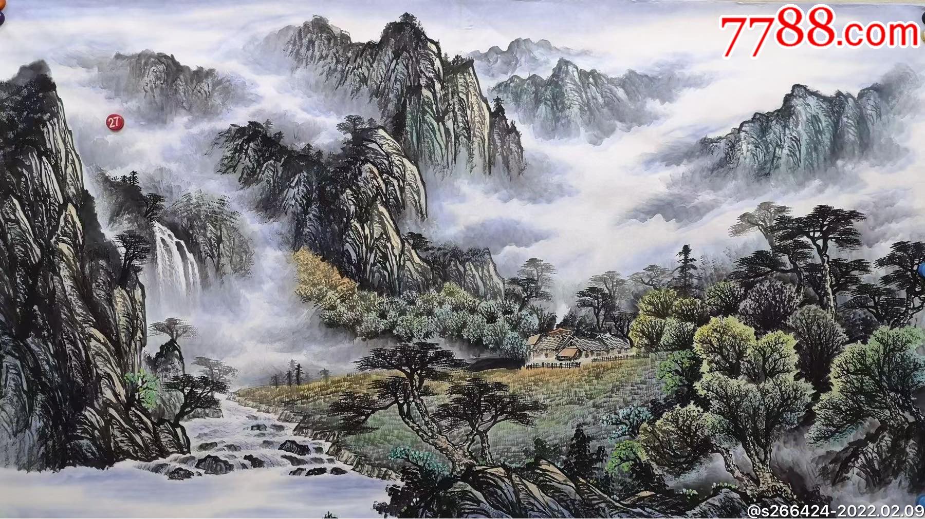 曾刚_山水国画原作_第2张_7788老玩具收藏