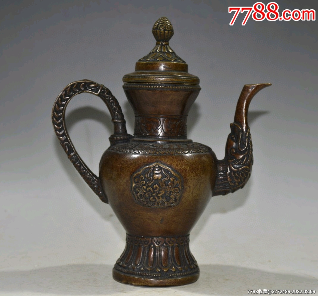 铜酒壶摆件.不议价_价格298元_第1张_7788收藏__收藏热线
