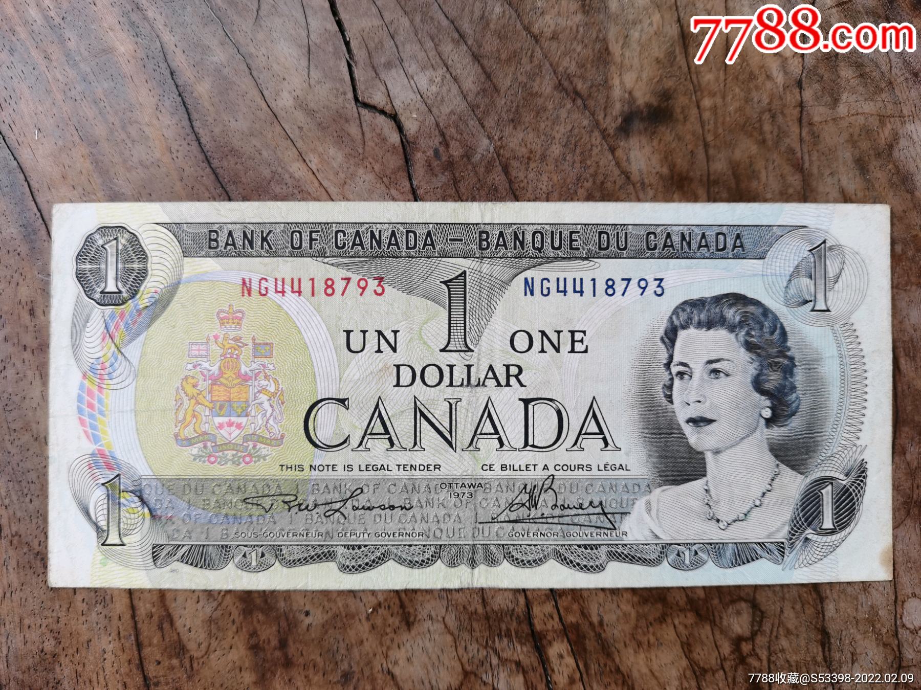 1973年加拿大1元