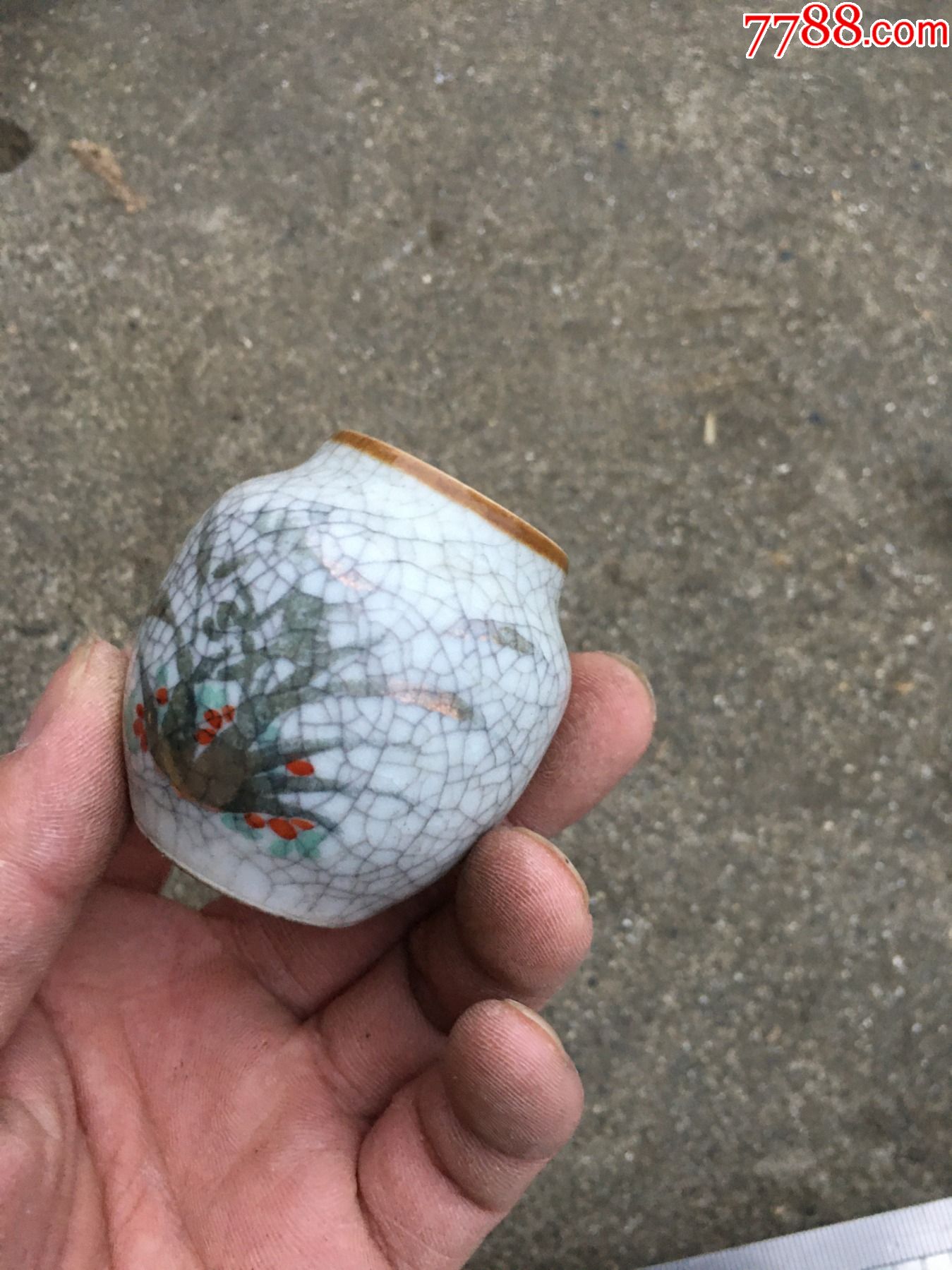 汝窑鸟食罐