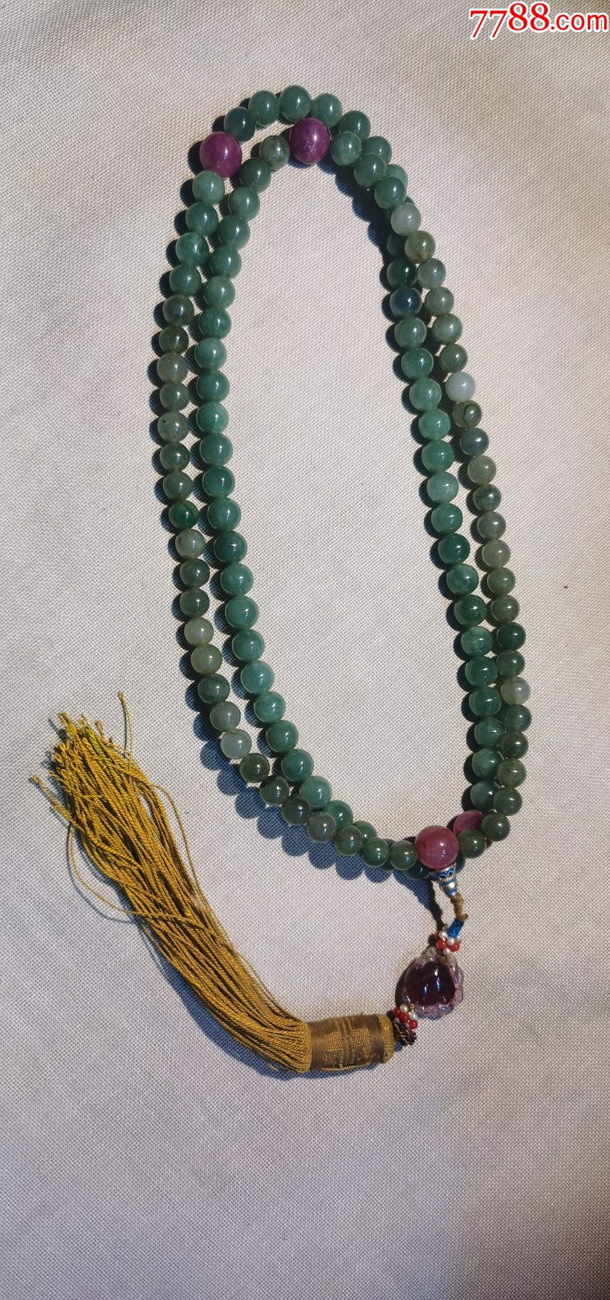 5品99碧玺十八子手持.