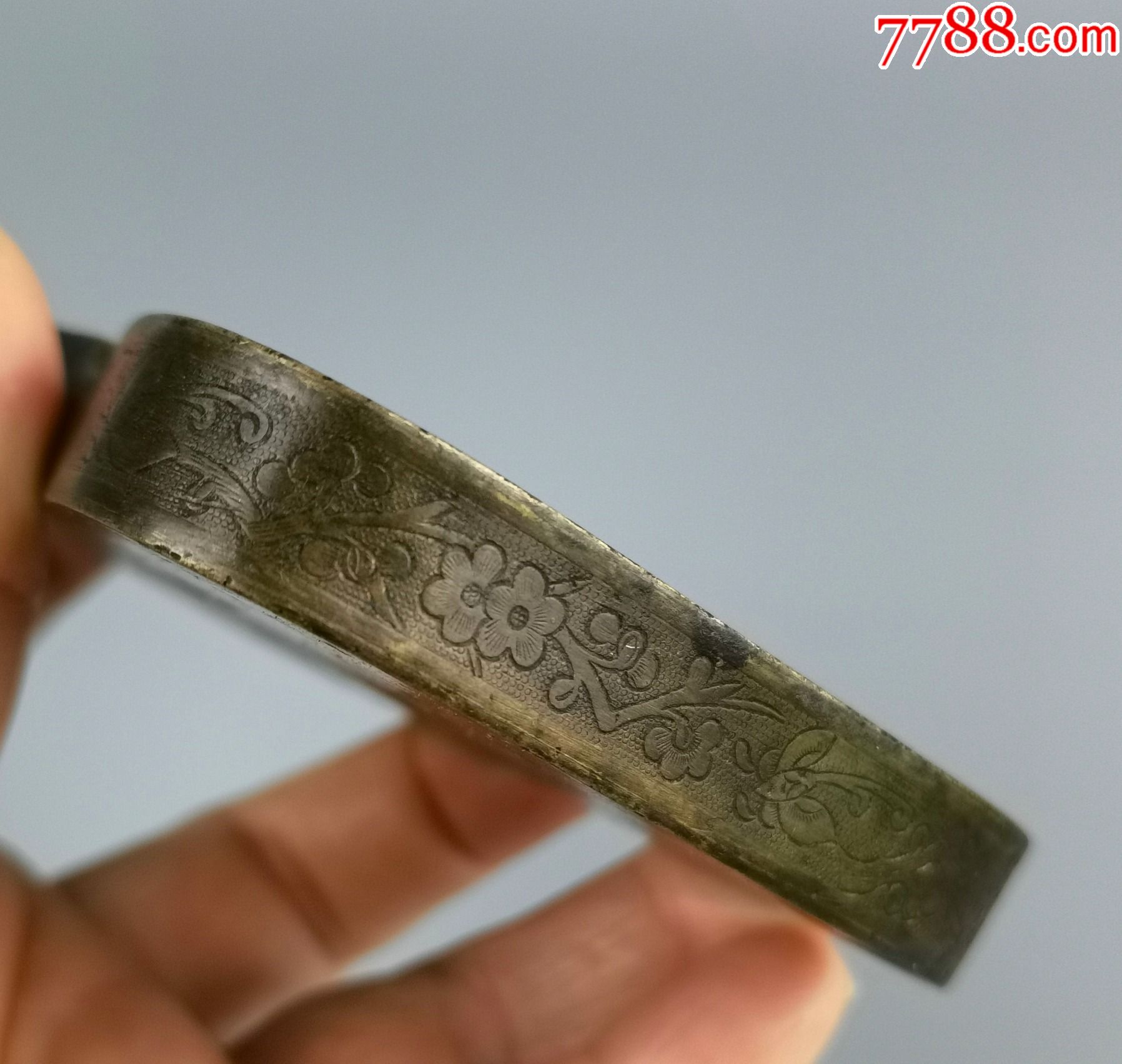 精美清代铜雕花烟缸_烟灰缸_第7张_7788钟表收藏