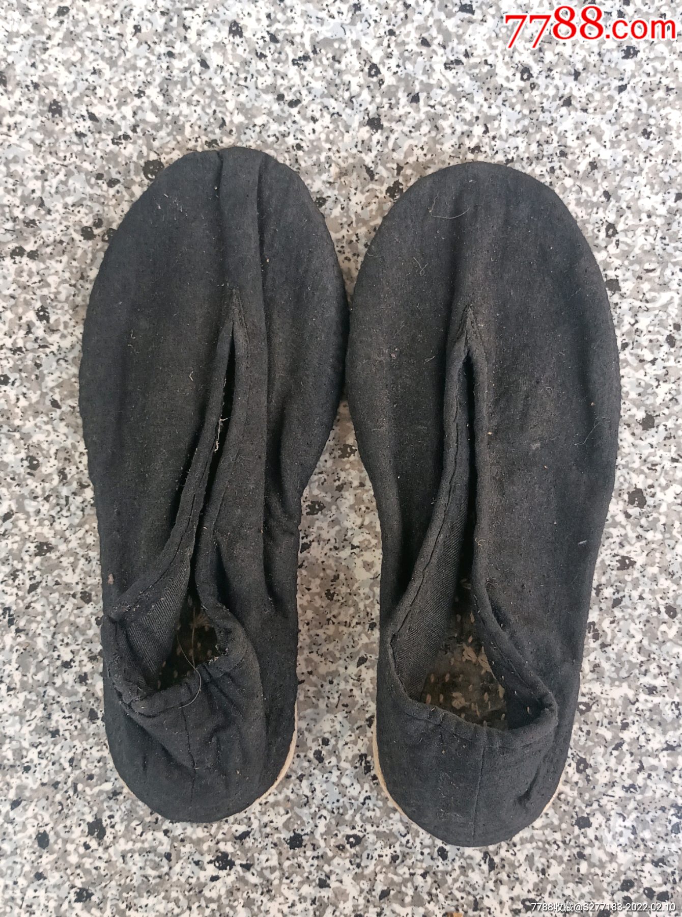 下乡收到民国时期老奶奶纯手工制作的千层底一双