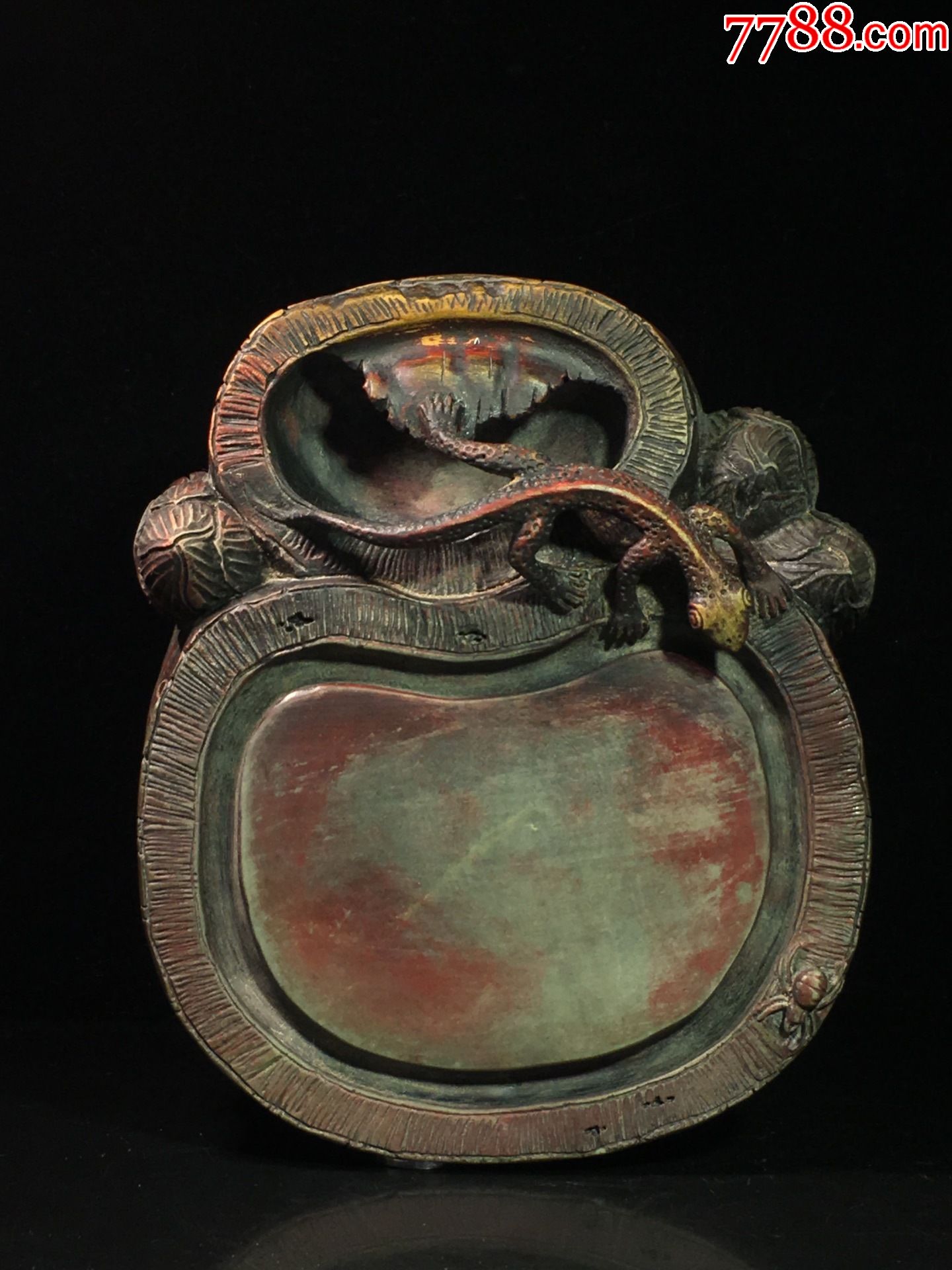 绿端石节节高升,-价格:3300元-se85299768-端砚-零售-7788收藏__收藏