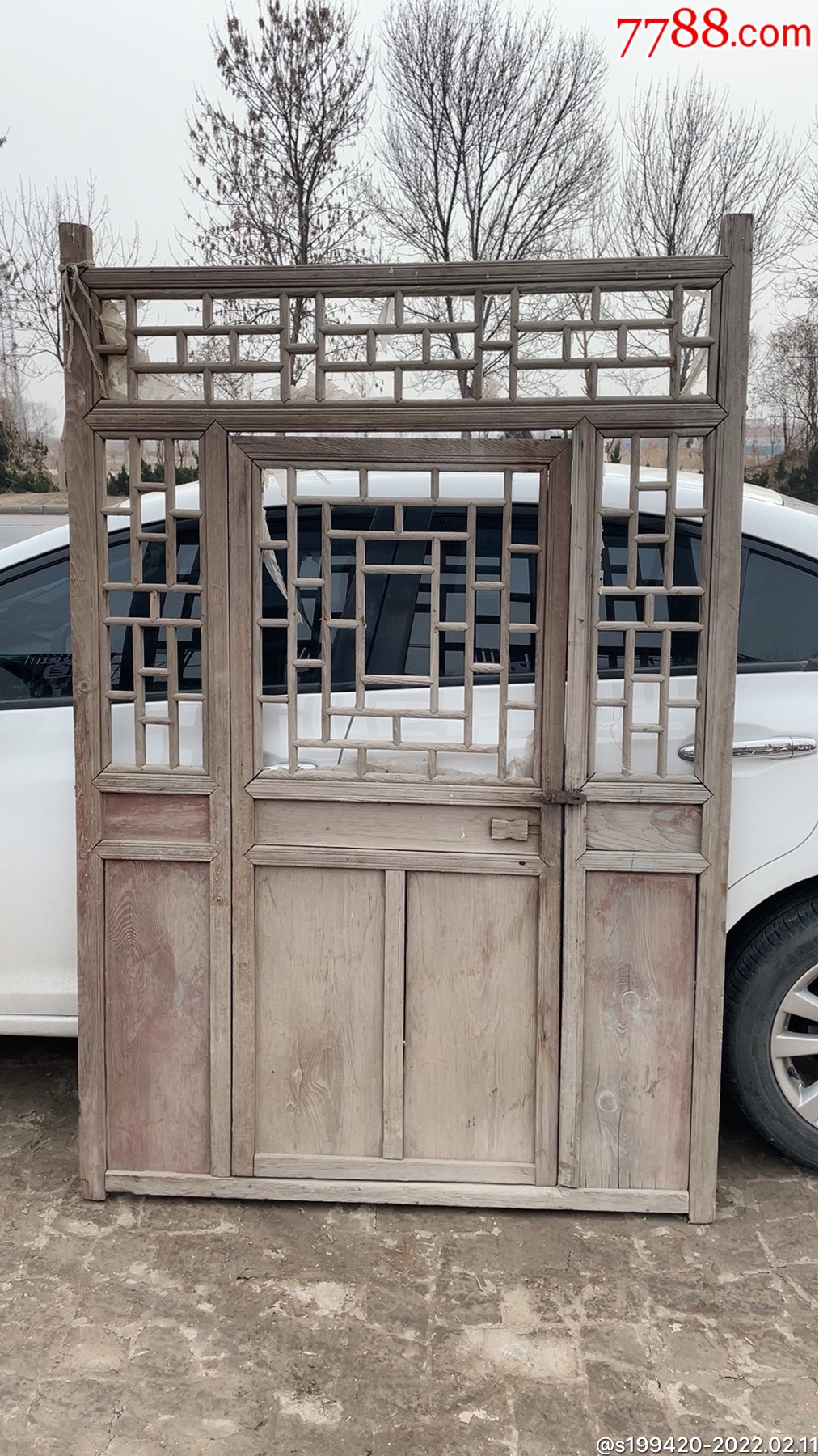 民国楠木花格门一套保存完好展馆装修装饰