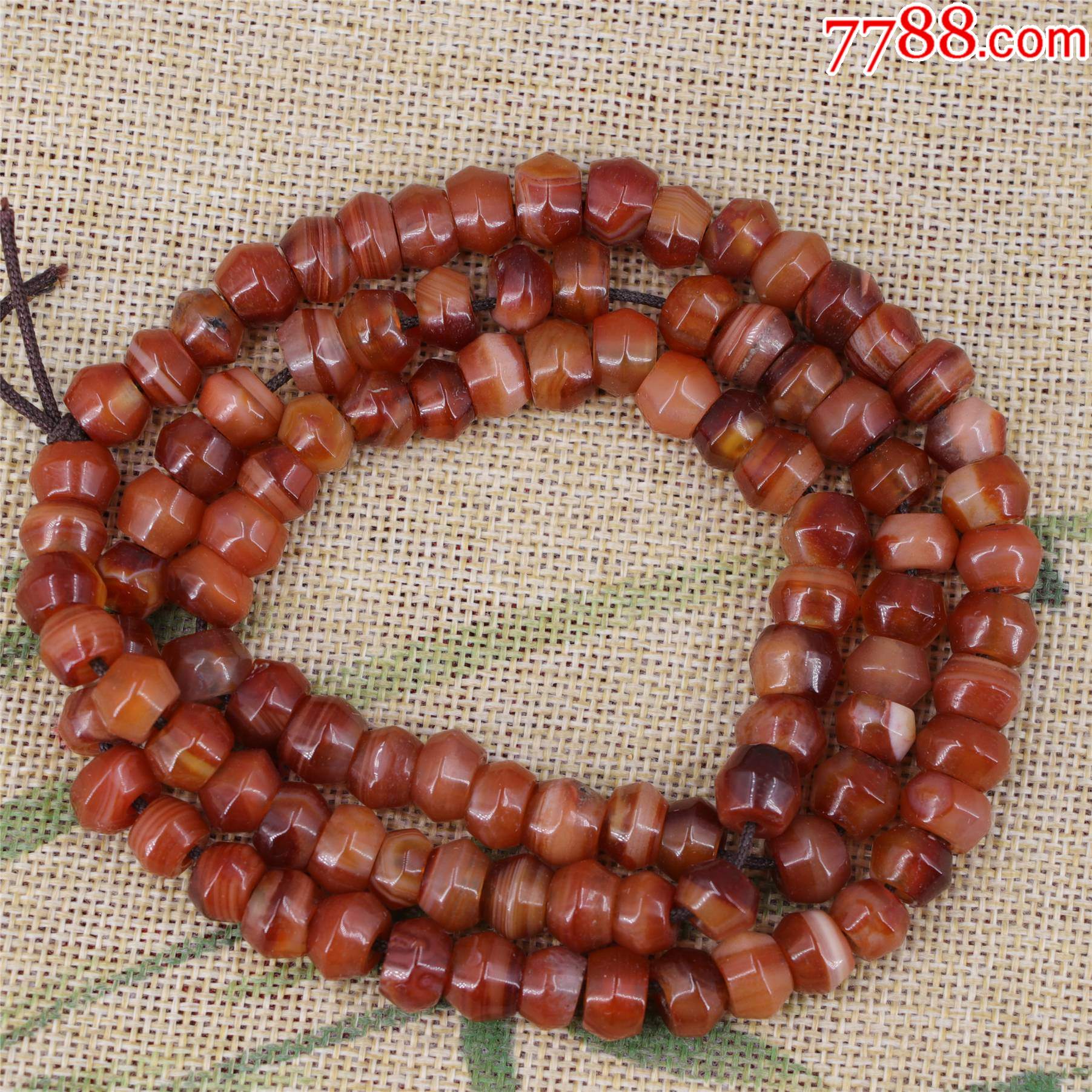 精品西亚老玛瑙珠链