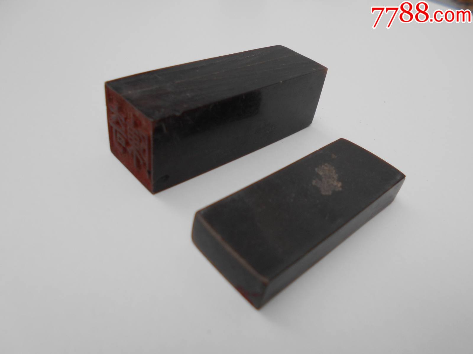 民国牛角印章一方章料一方