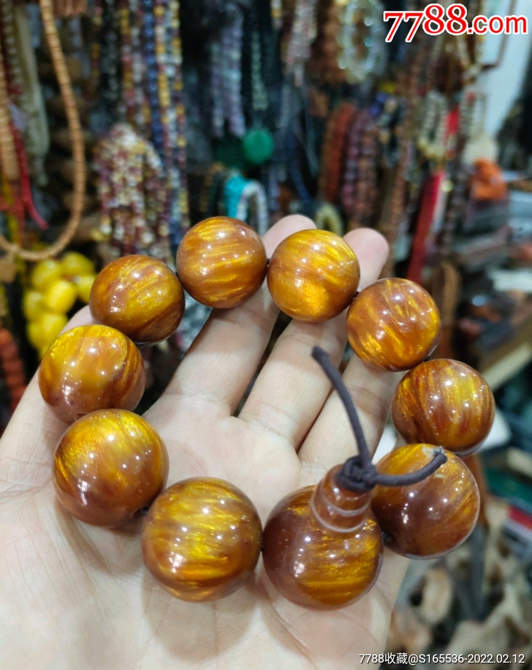 夜市寺庙集市古玩市场江湖珠串手串2厘米25厘米