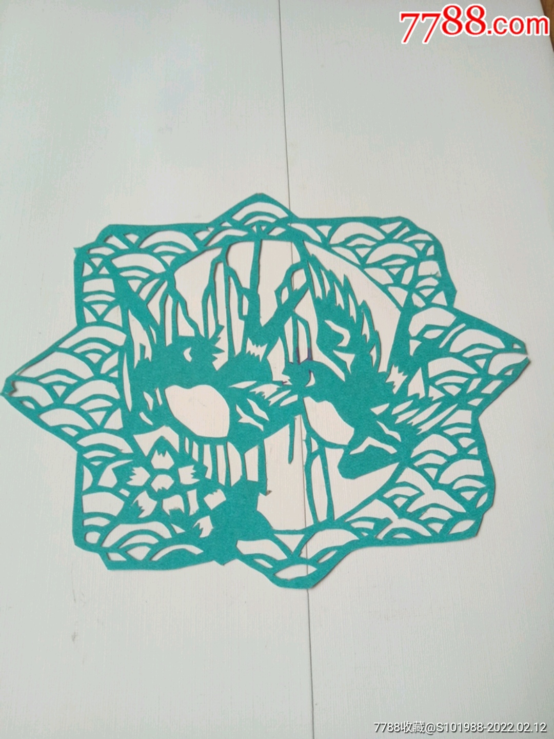鸟语花香剪纸