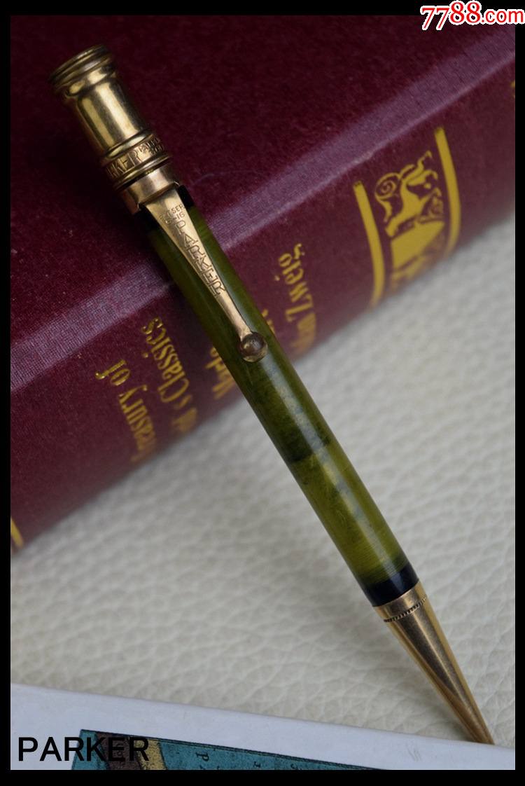 西洋古董美国文具parkerduofold派克多福老铅笔文房用品功能不佳