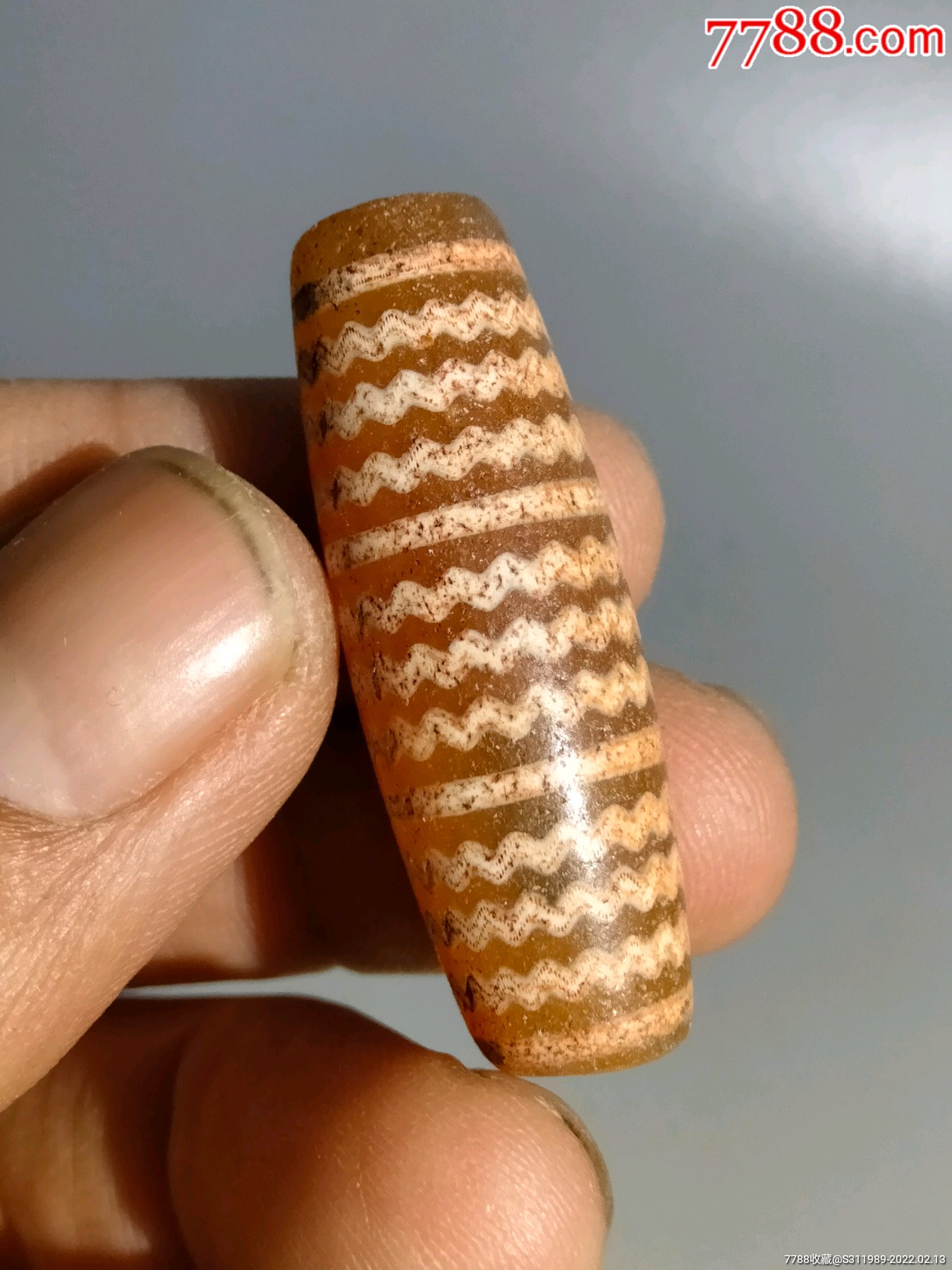 以前收的老多线天珠