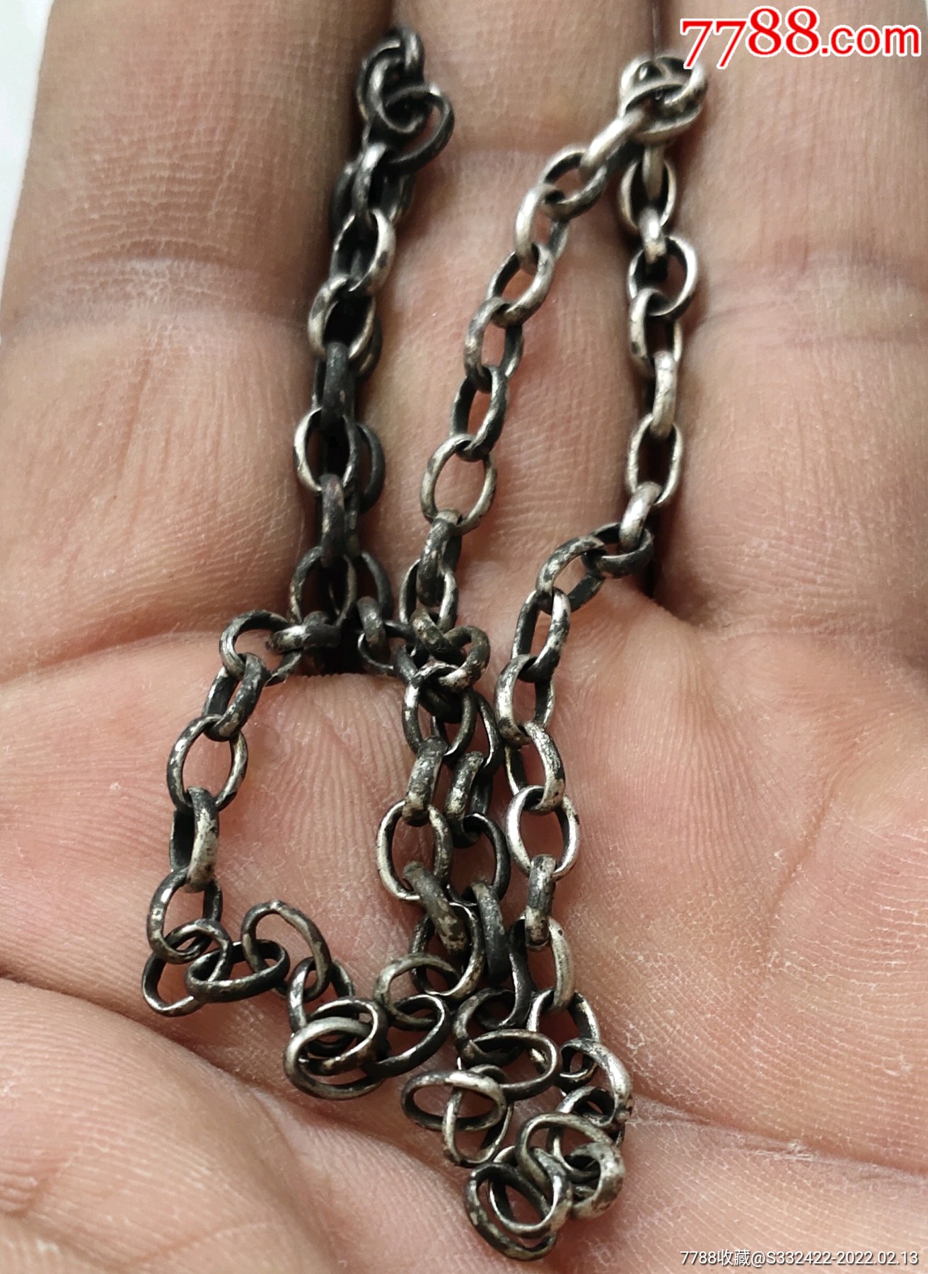 老银链子一根-银锁/银项链-7788债券收藏