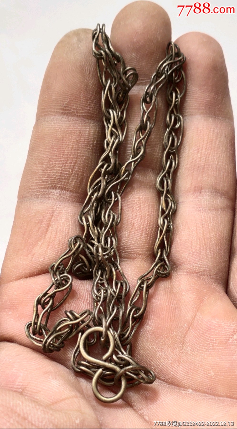 清代银链子-价格:200元-se85337969-银锁/银项链-零售-7788小人书