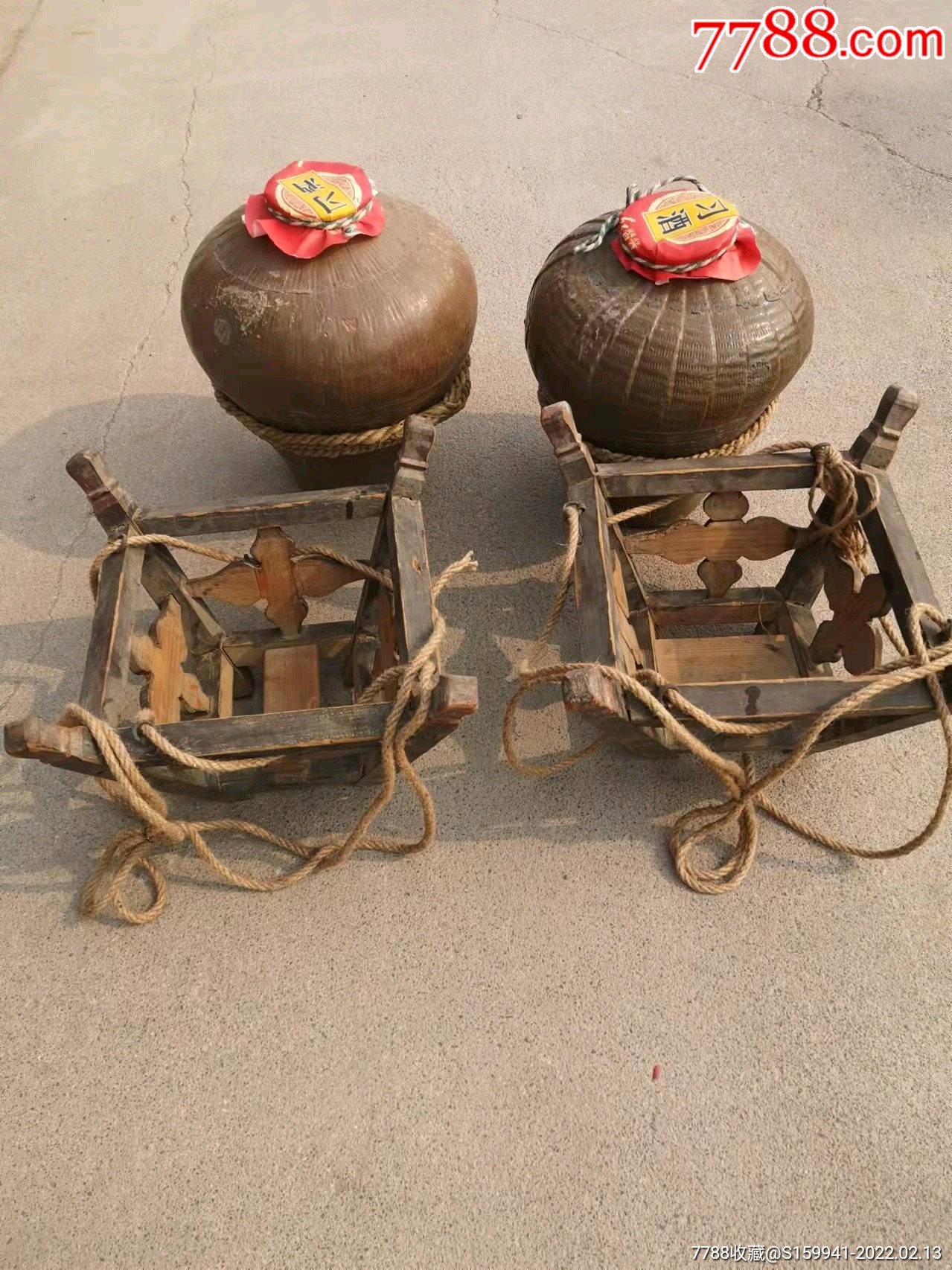 民俗老物件清代下乡卖酒的工具