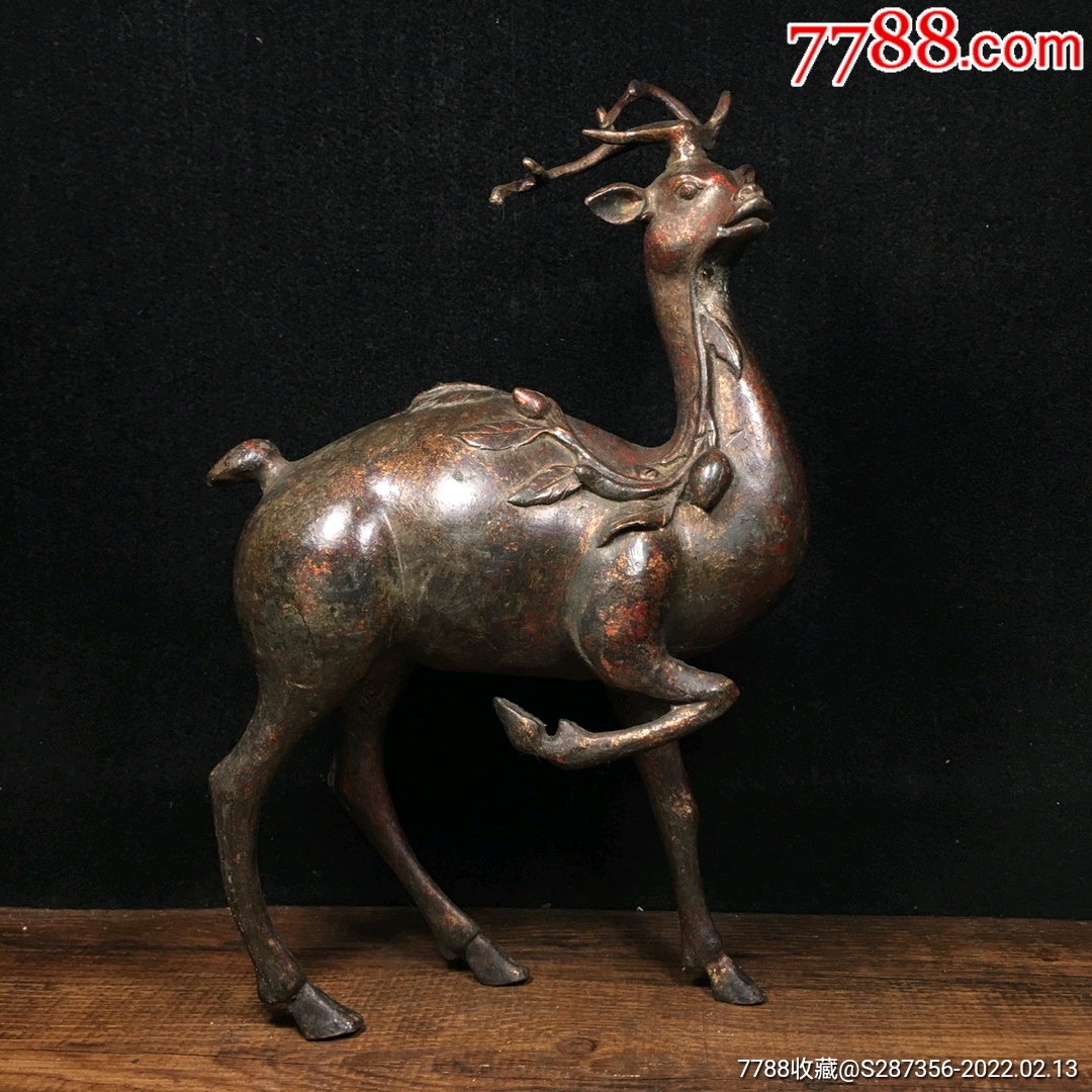纯铜生财鹿摆件_价格390元_第1张_7788收藏__收藏热线
