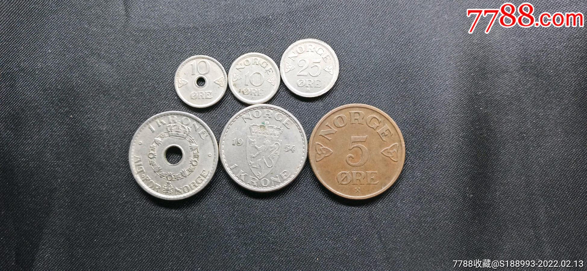 挪威硬币6枚