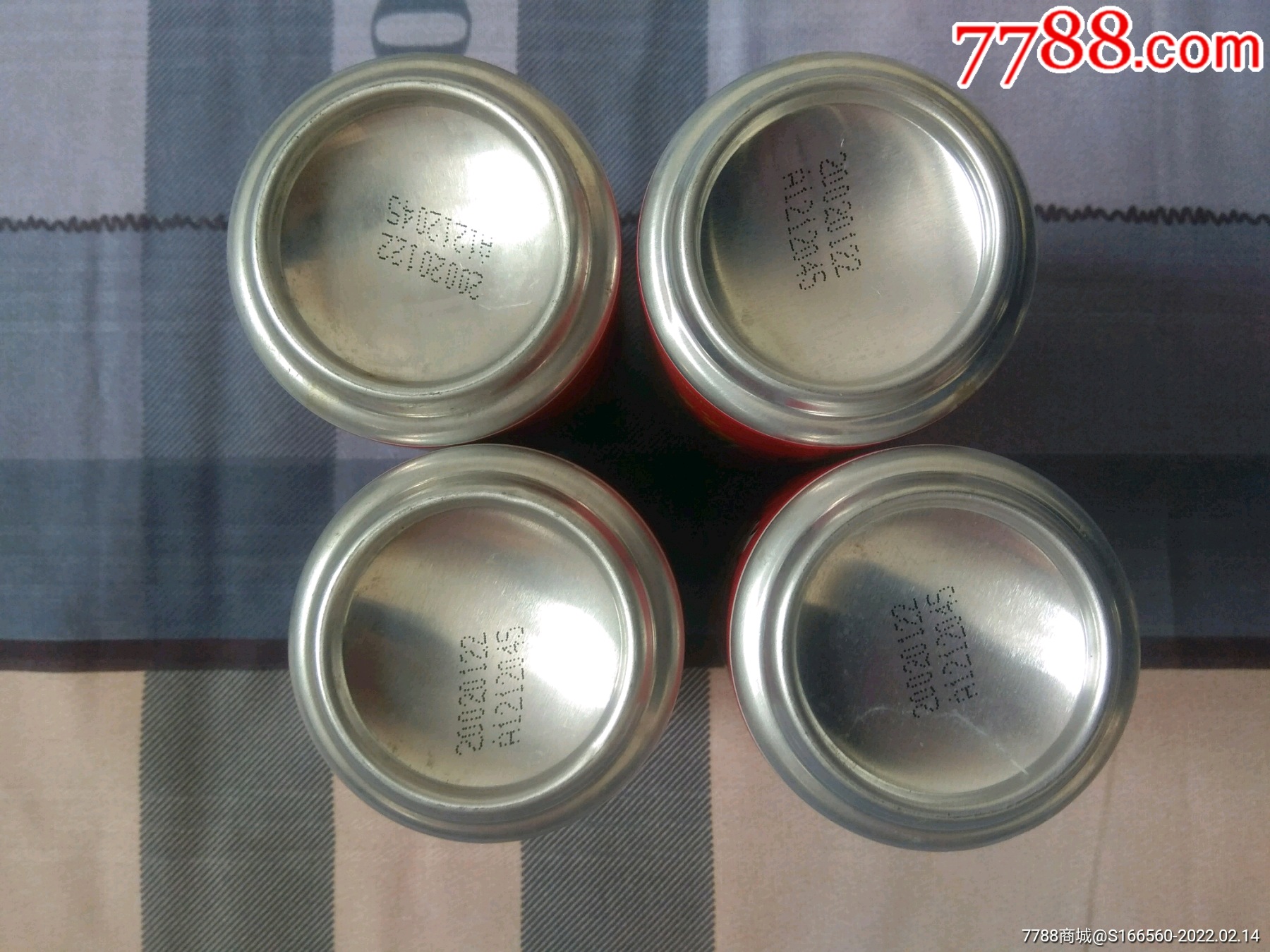 2002年非常可乐寿星易拉罐四个