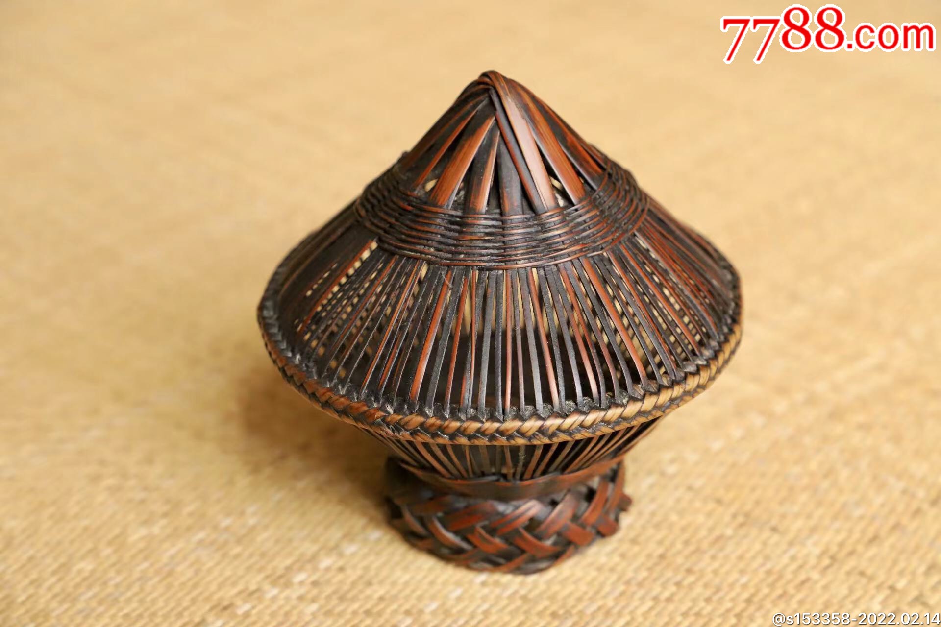 清代竹编蝈蝈笼