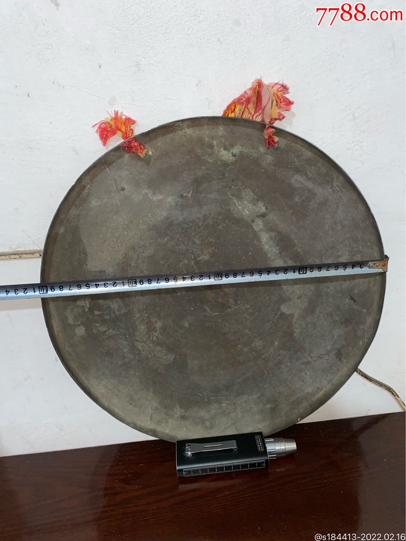 清代40厘米铜锣