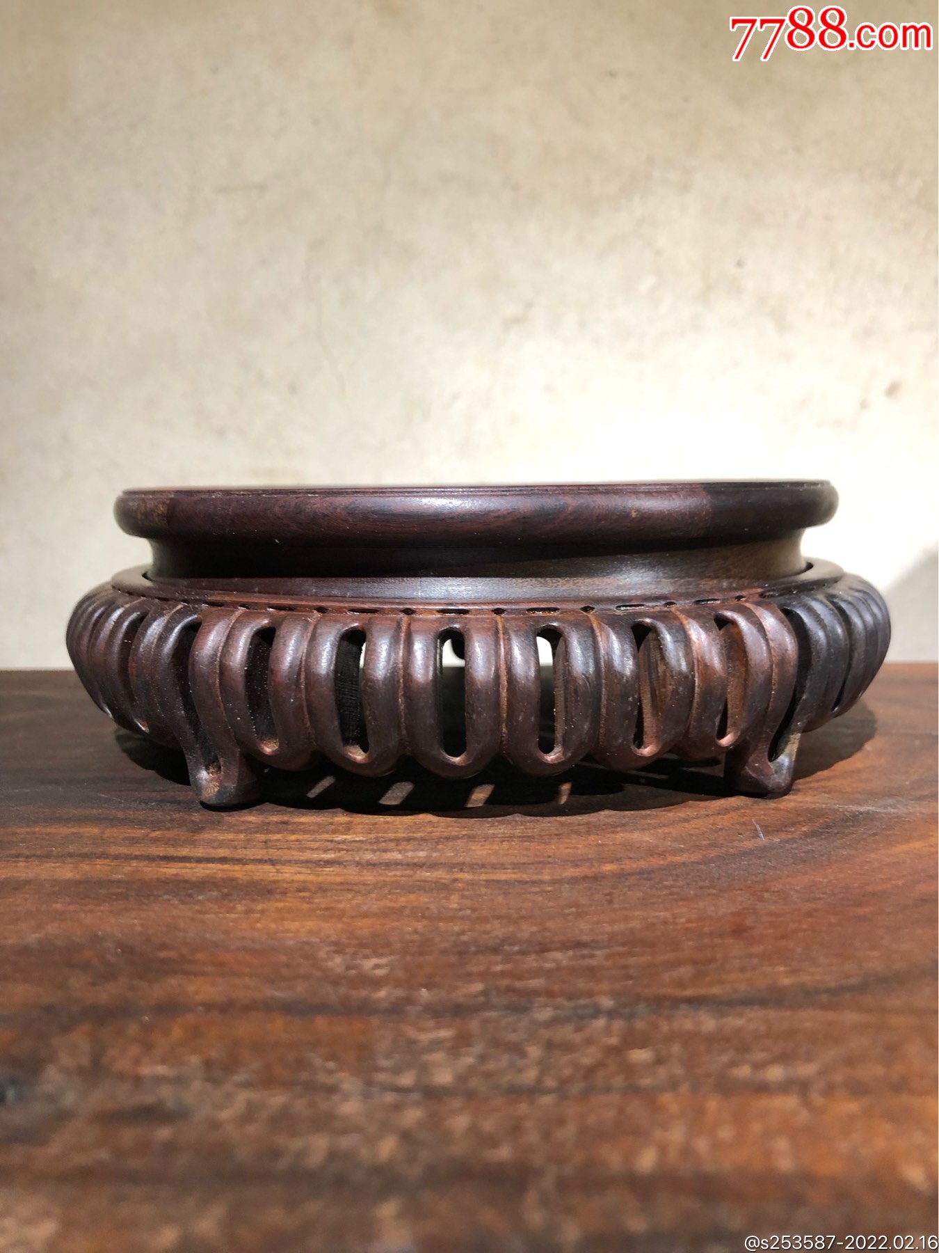 酸枝木底座木雕底座花瓶底座