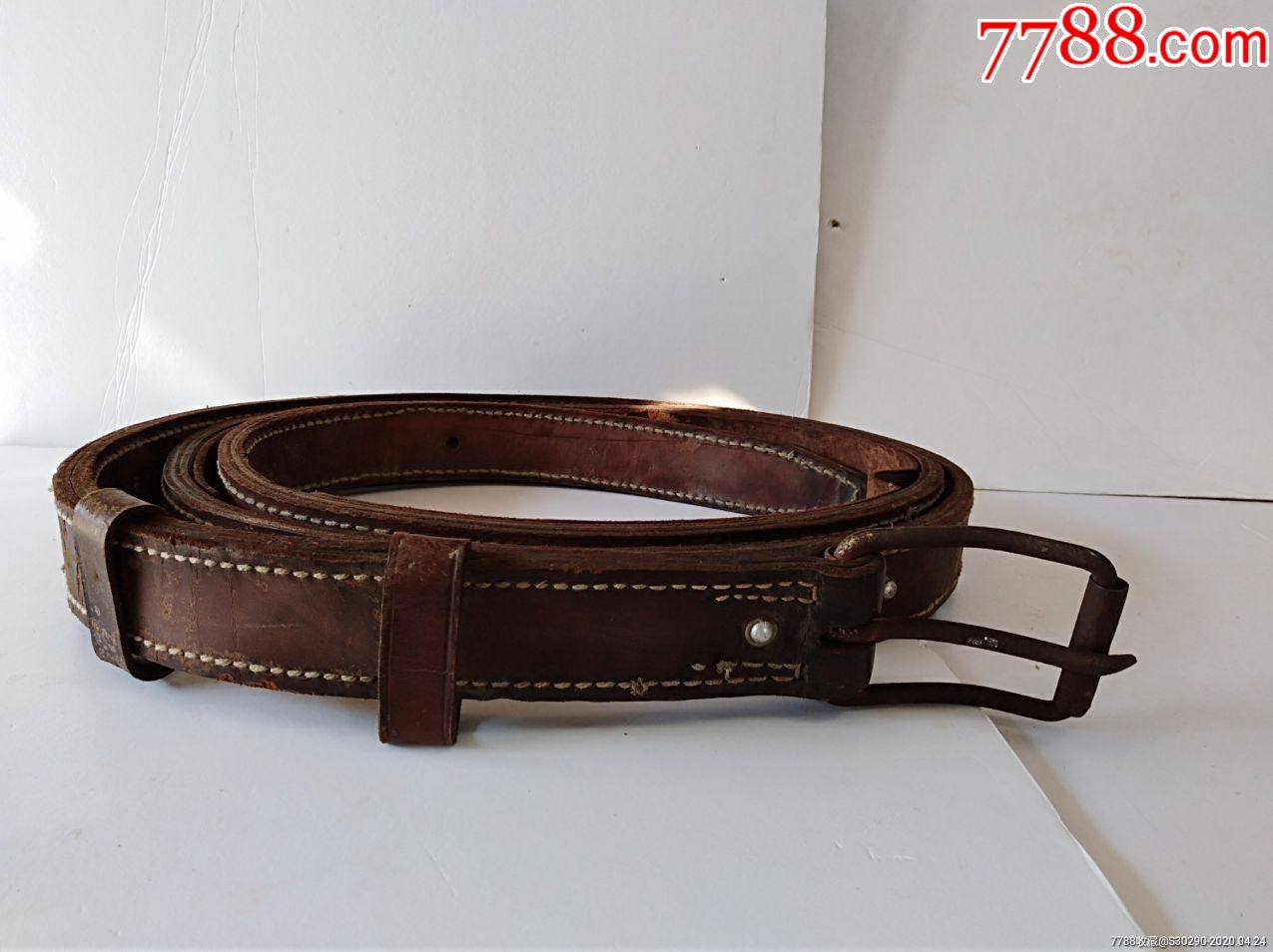 二战通信兵安全大皮带325米长皮带王