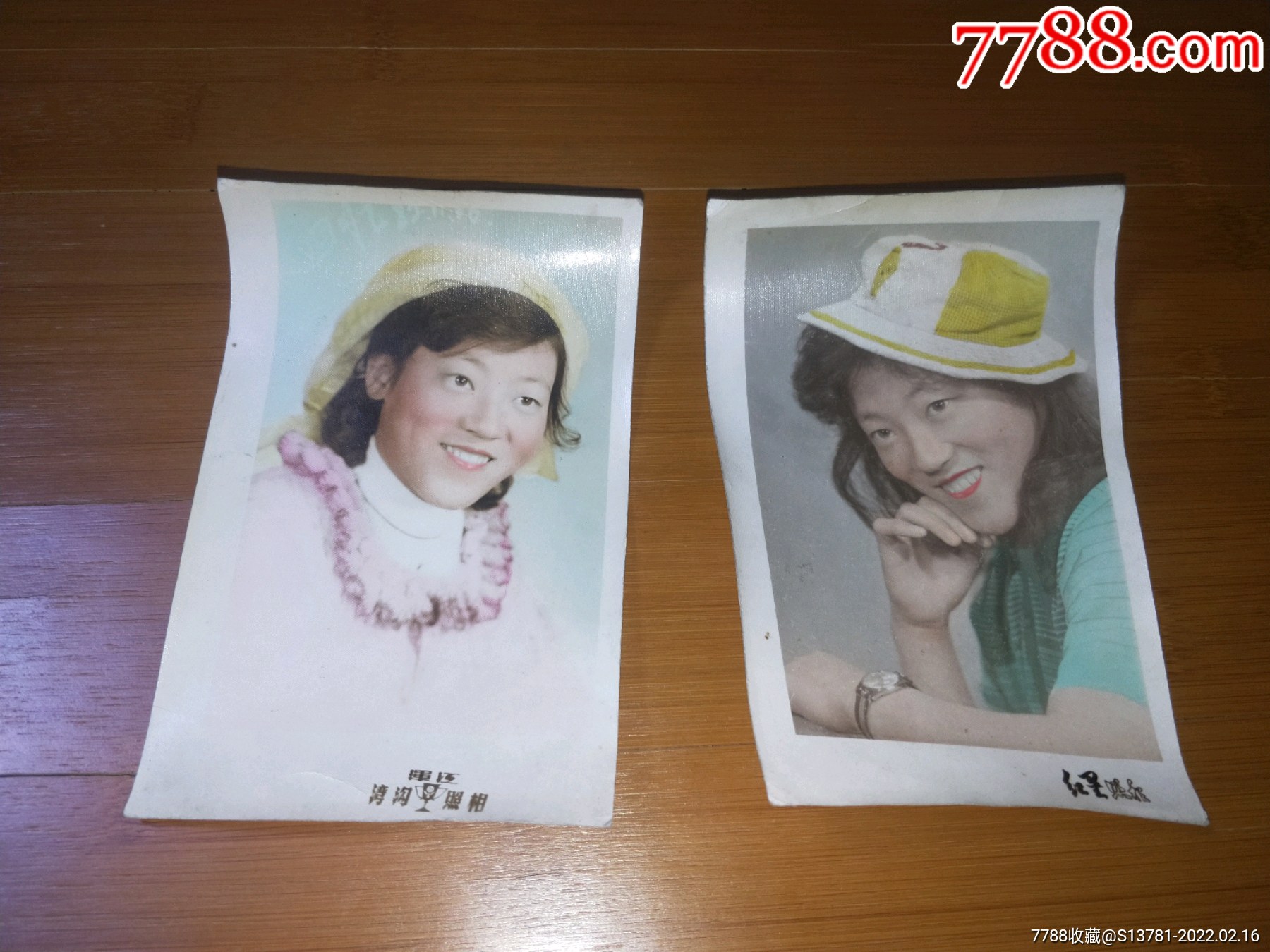 手工上色美女照片(2个合售)-价格:50元-se85386450-老照片-零售-7788