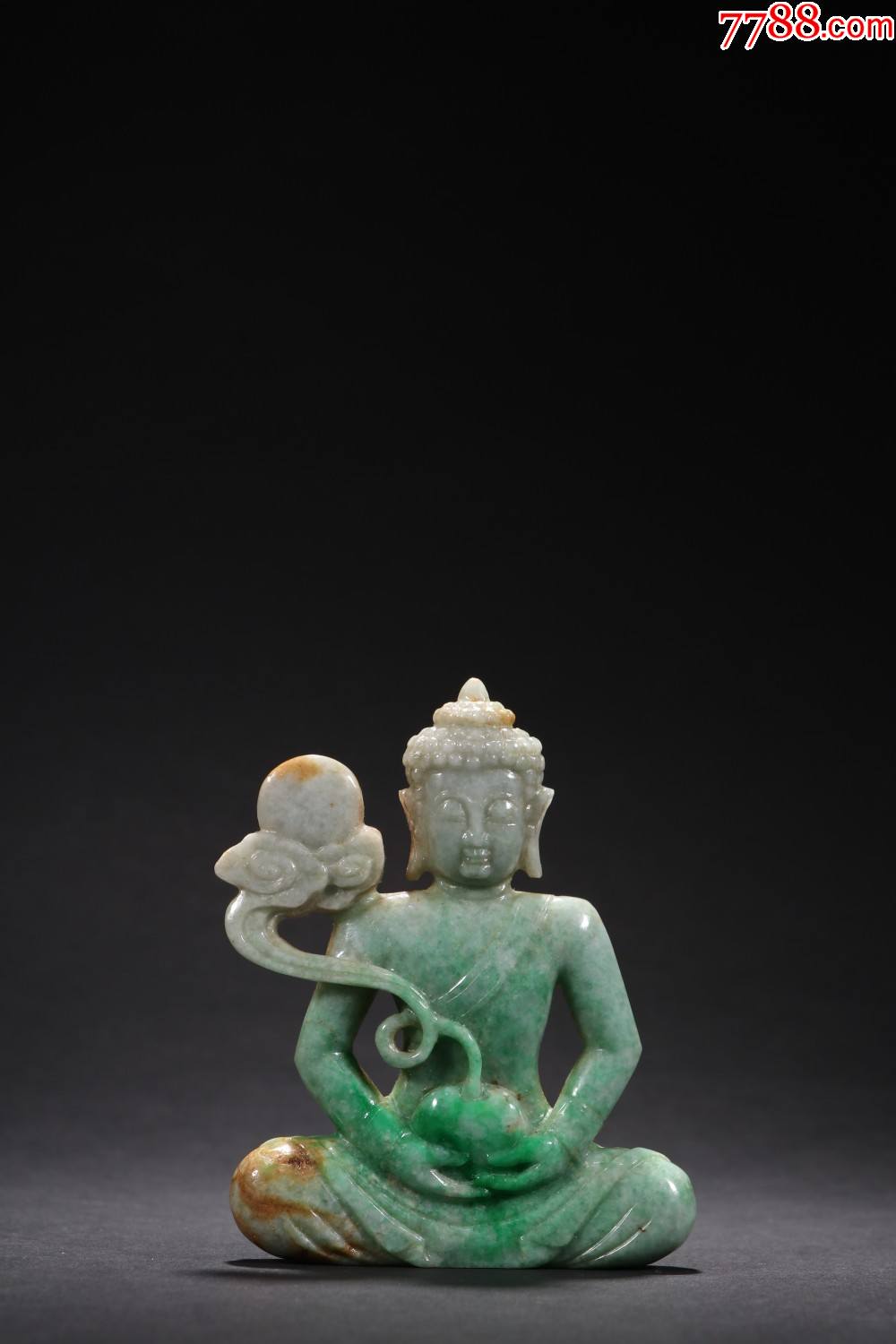 回流老翡翠如来佛坐像-价格:16000元-se85388809-翡翠/缅甸玉-零售