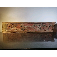 清杉木雕花板八仙之一曹国舅