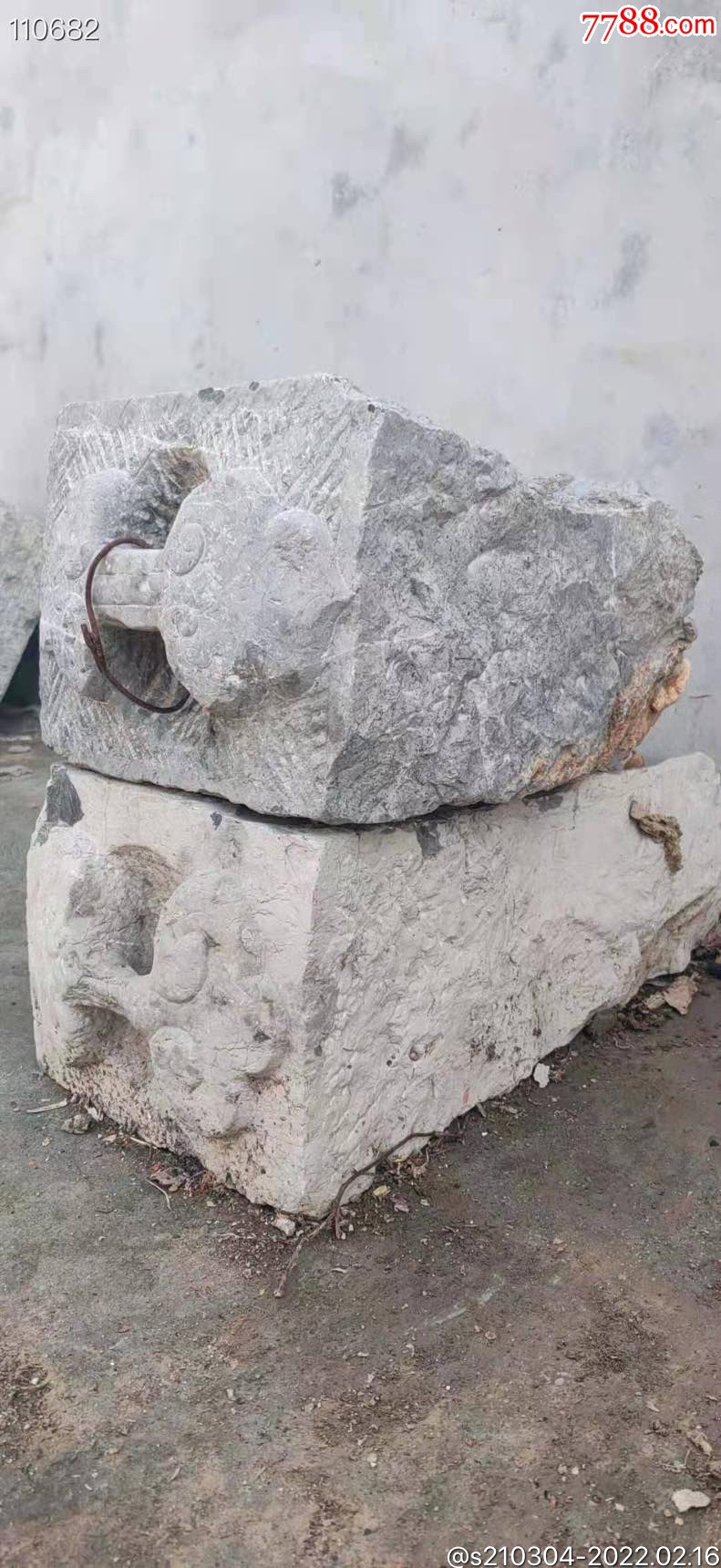 清代拴马石两个一起出211635