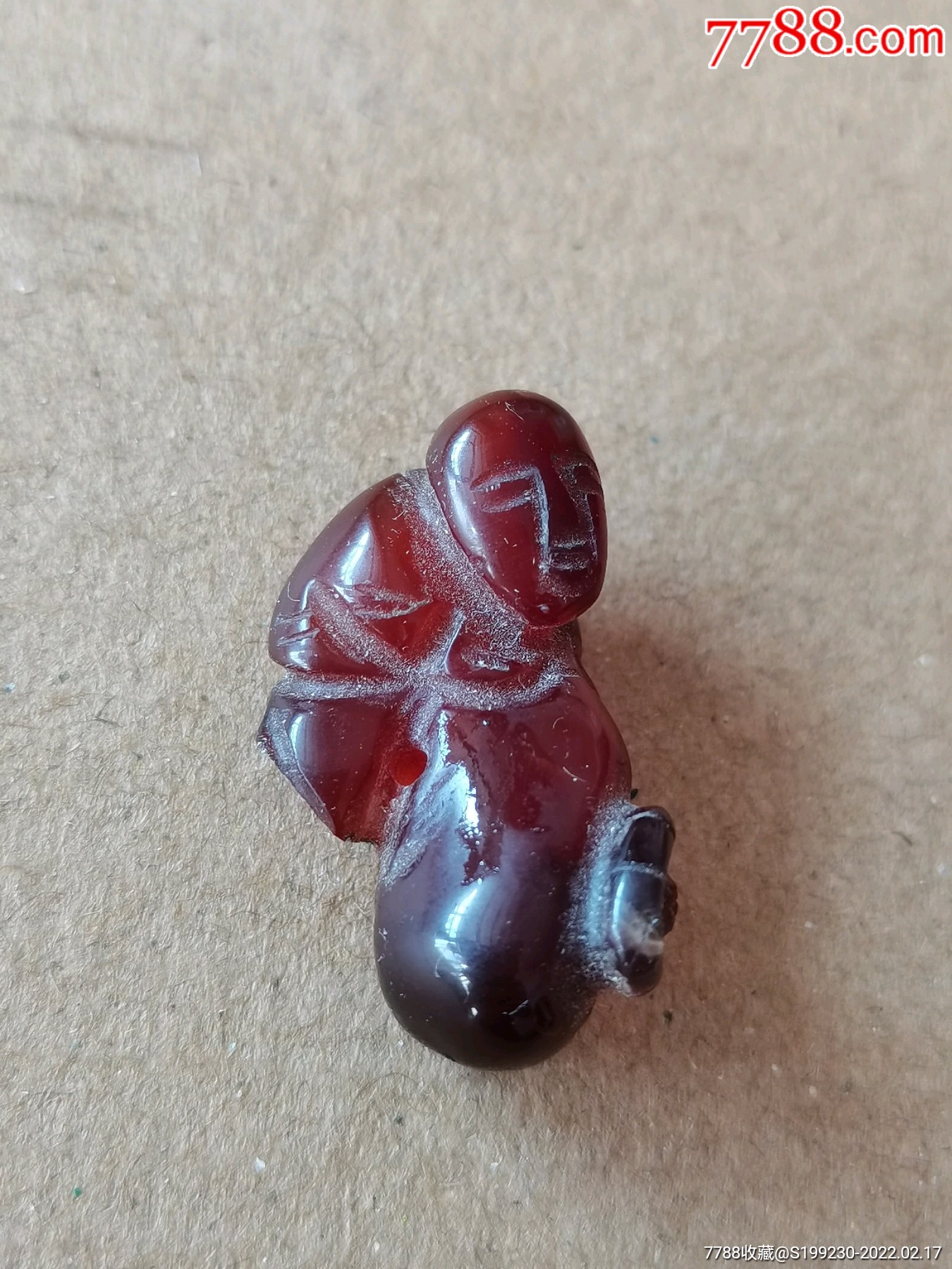 老玛瑙雕件玛瑙小挂坠