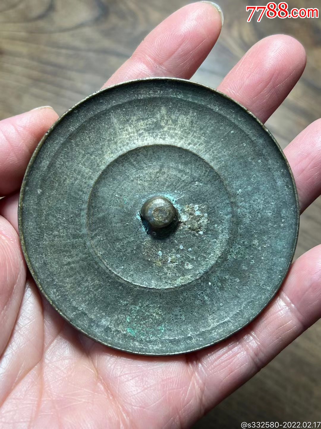 超规整素雅旋纹小铜镜_价格499元【徽宣堂】_第1张_7788收藏__收藏