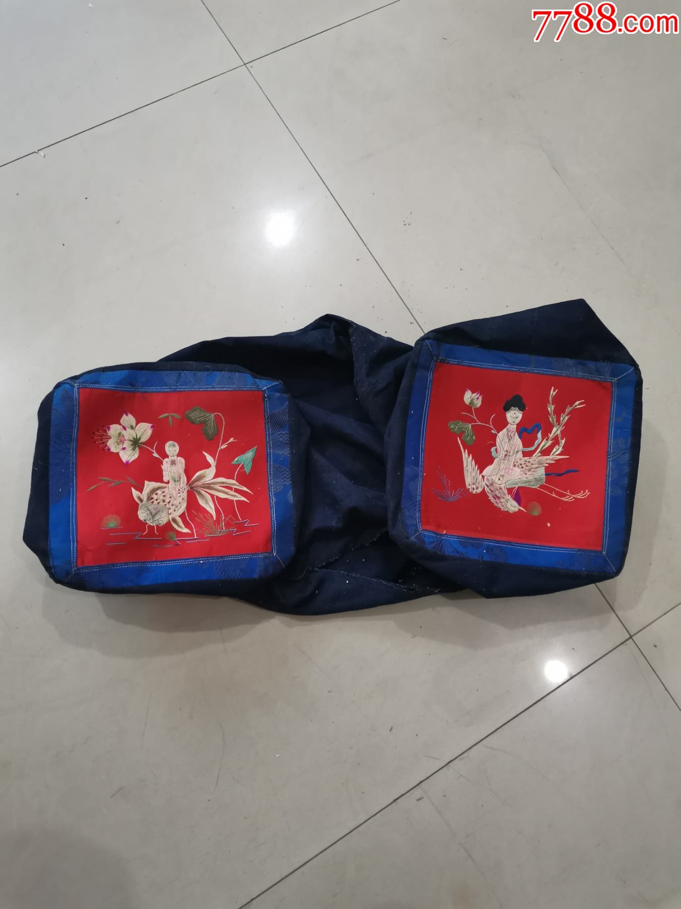 晚清民国刺绣枕头8031