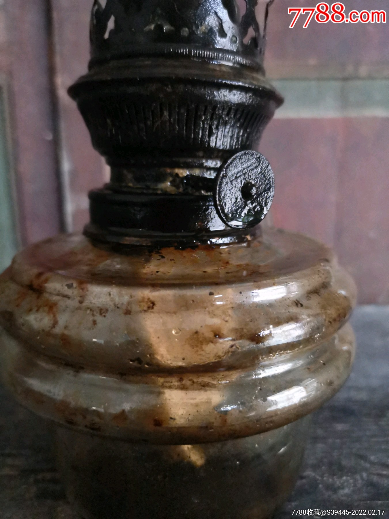 民国玻璃煤油灯