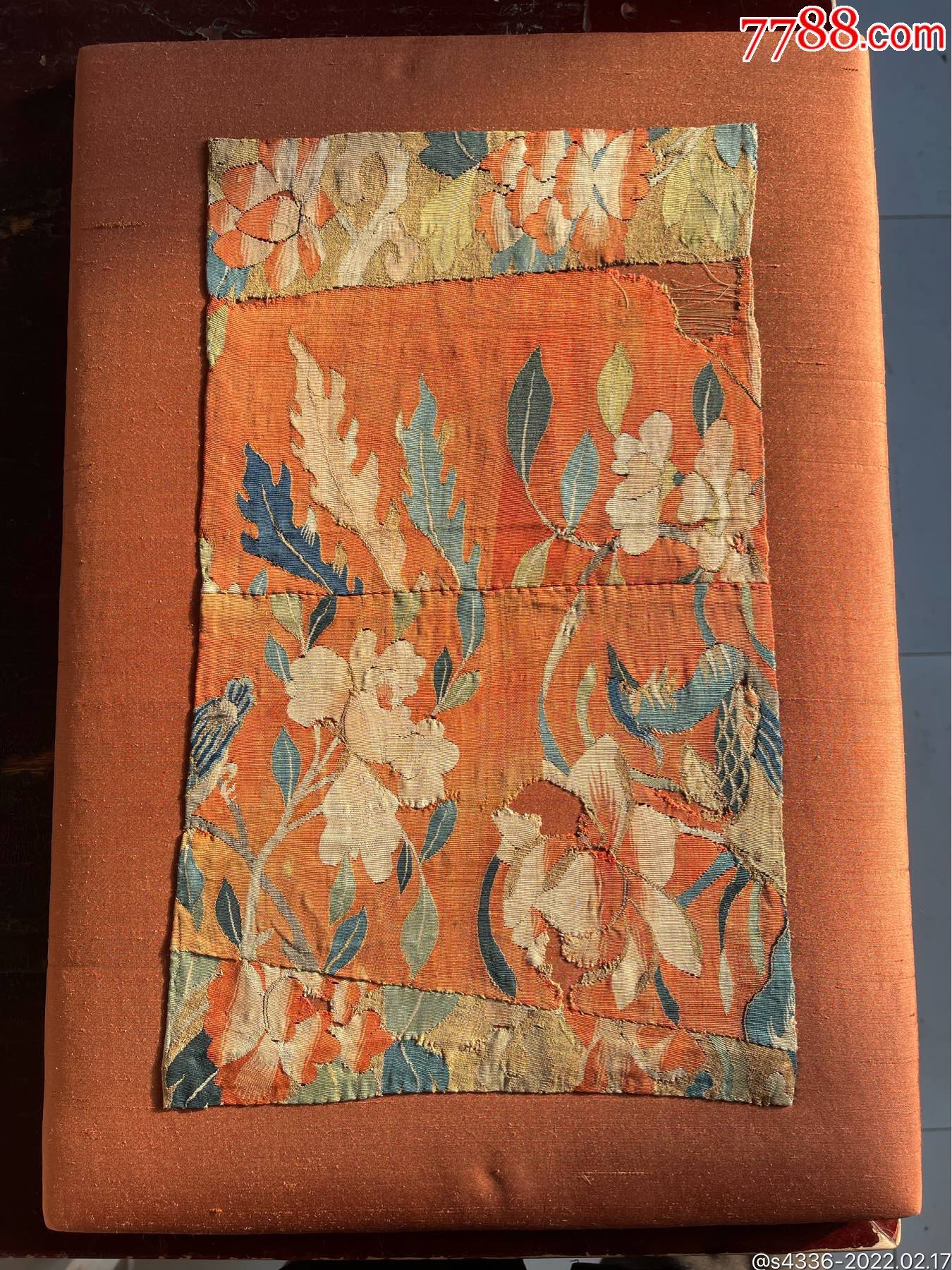 明早期或元代缂丝一片_补子/绣片_第1张_7788音像