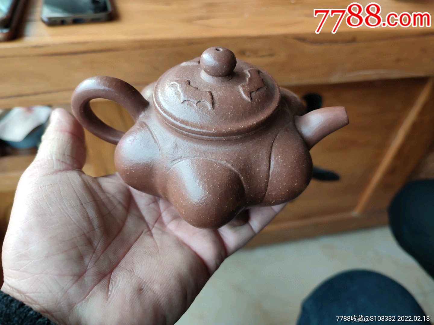 旧藏老紫砂壶冯桂林款老原矿泥料手工制作名人制作原矿泥料精品